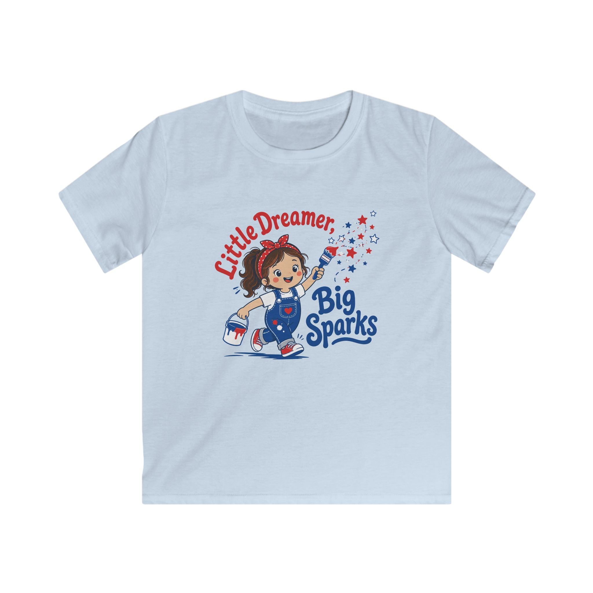 USA Little Dreamer, Big Sparks (Bow) - Kids Tee