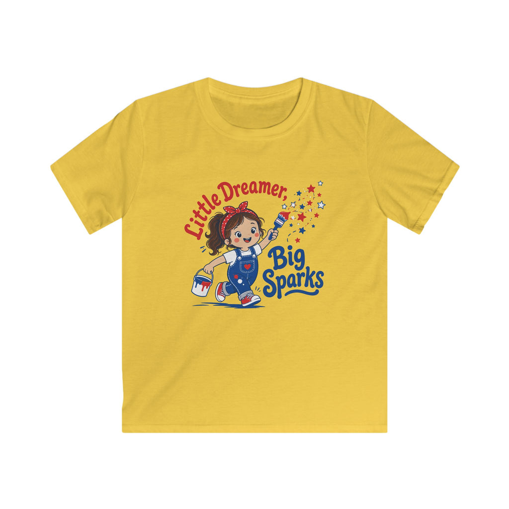 USA Little Dreamer, Big Sparks (Bow) - Kids Tee