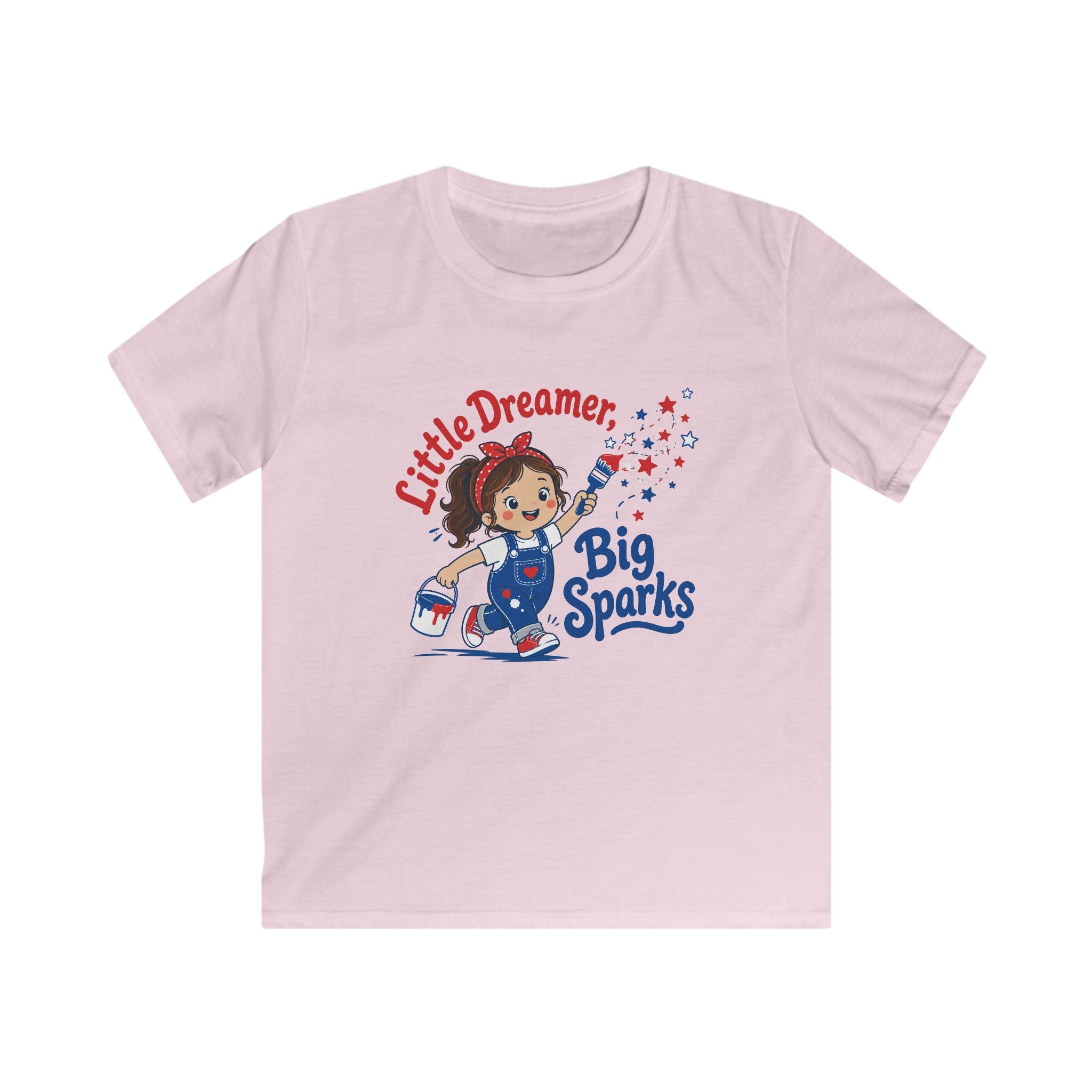 USA Little Dreamer, Big Sparks (Bow) - Kids Tee