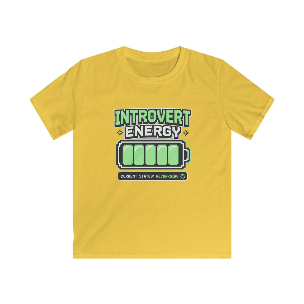 Introvert Energy Battery - Kids Tee
