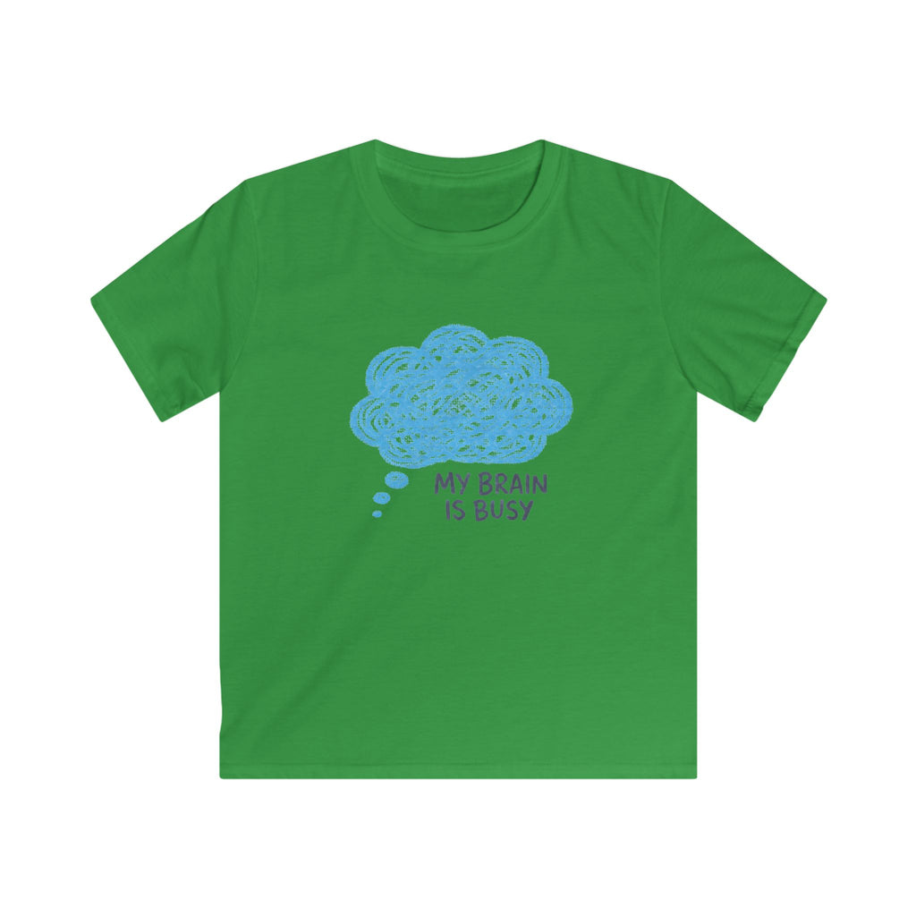 My Brain Is Busy - Kids Tee