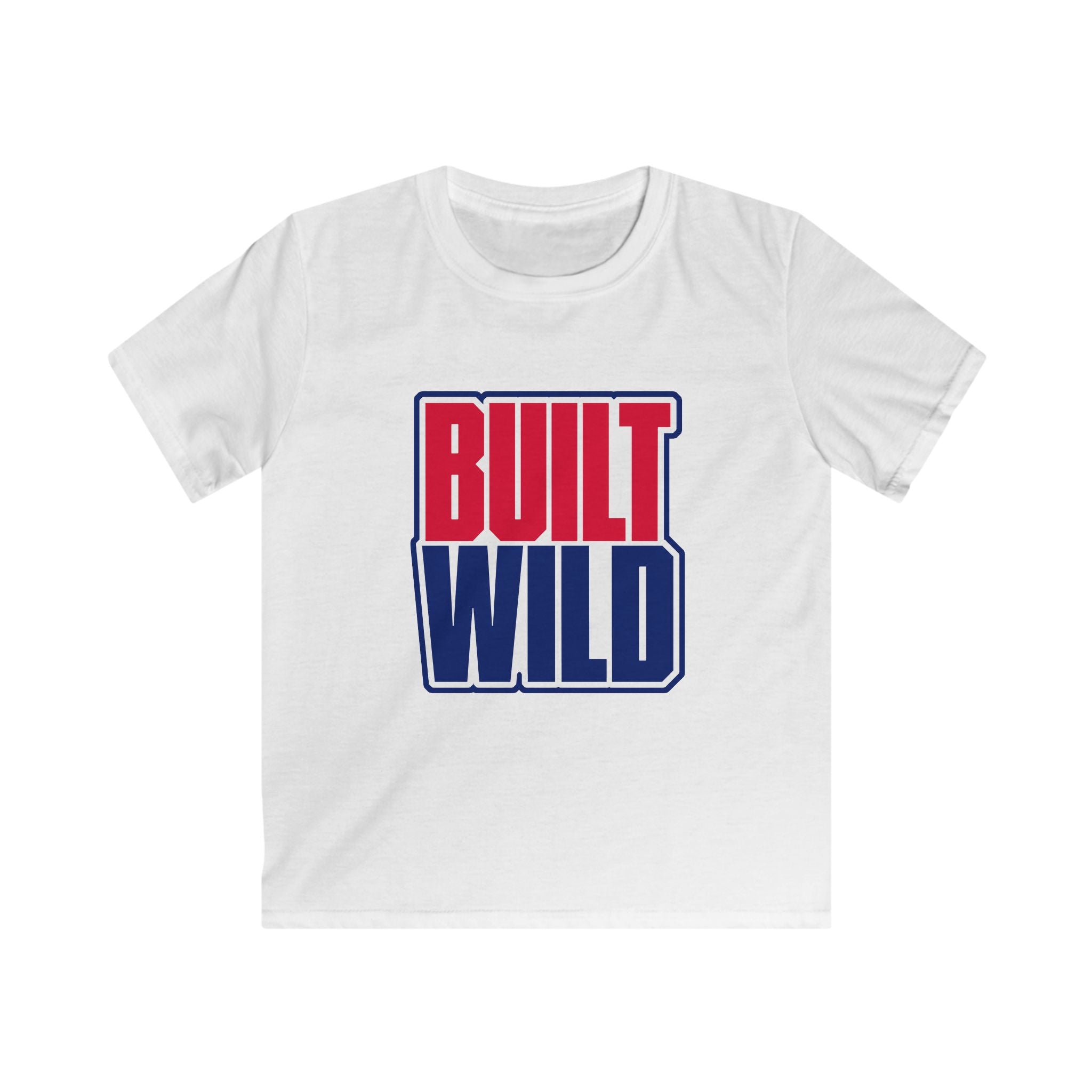 USA Built Wild Text - Kids Tee