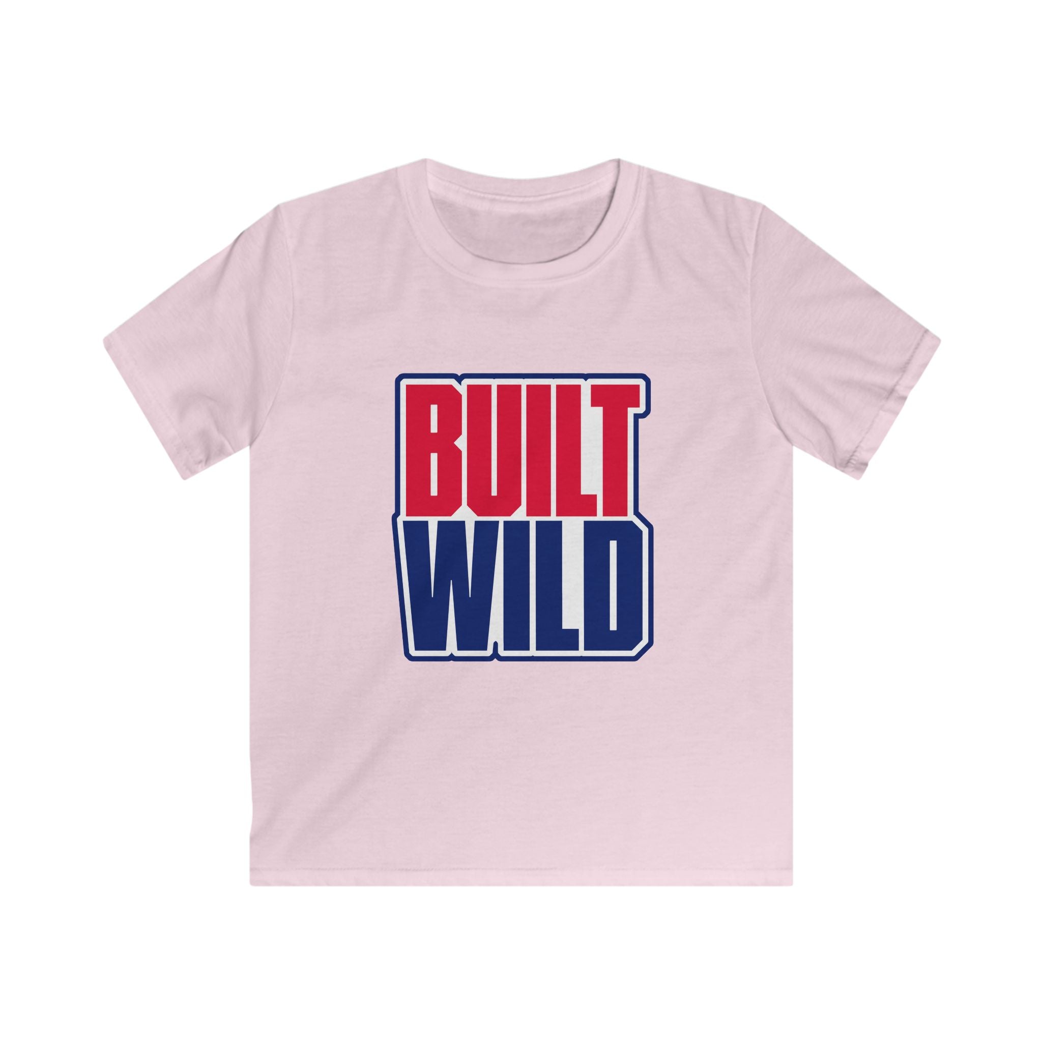 USA Built Wild Text - Kids Tee