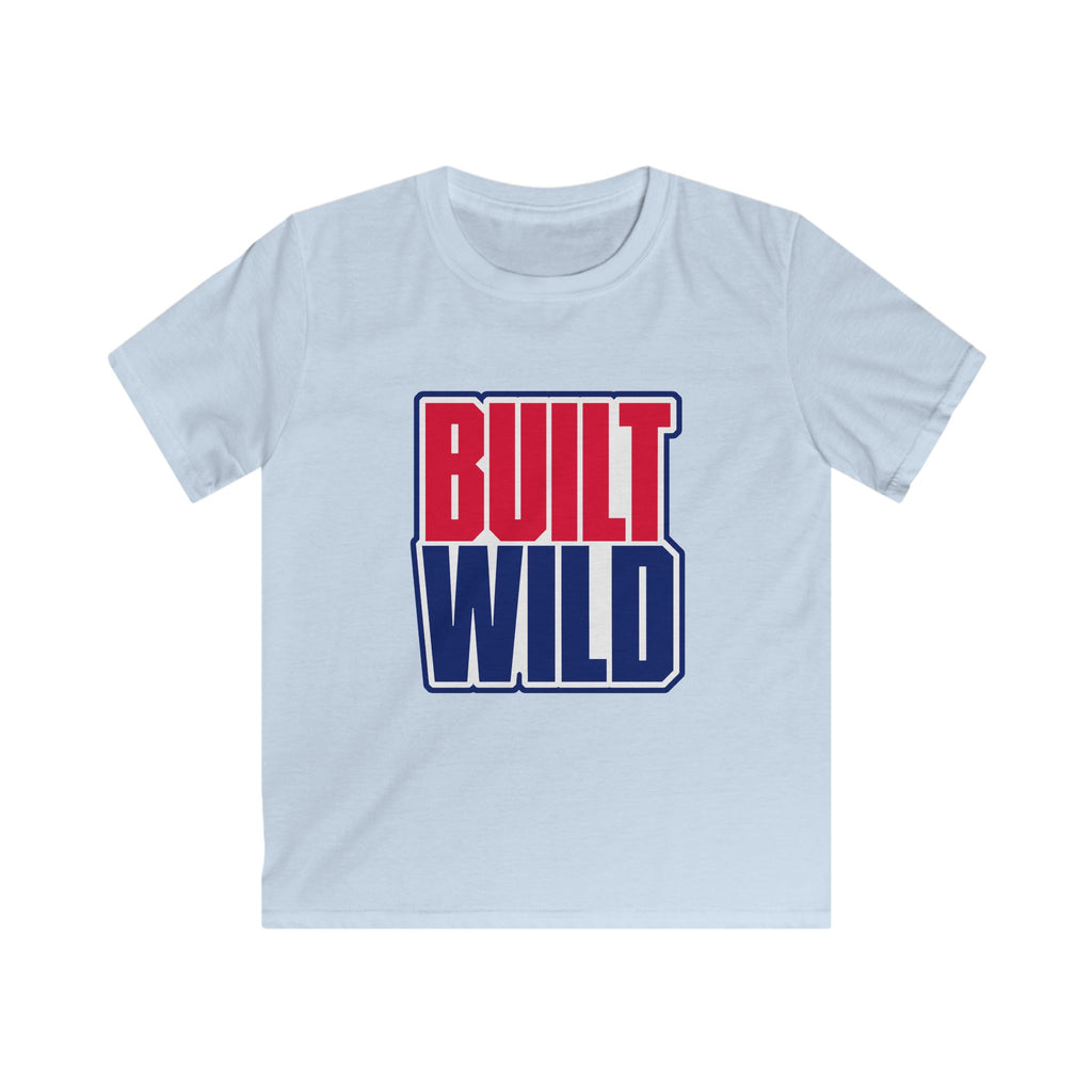 USA Built Wild Text - Kids Tee