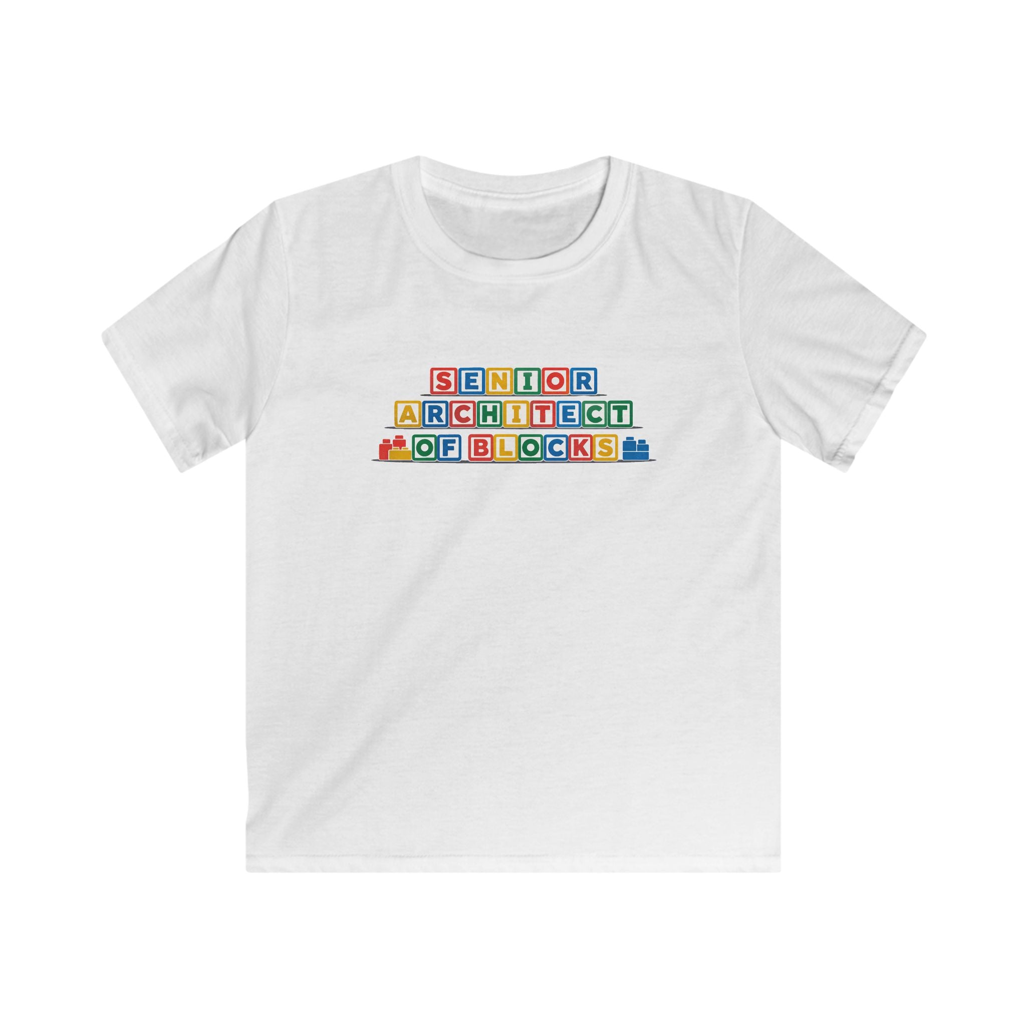 Senior Architect Of Blocks - Kids Tee