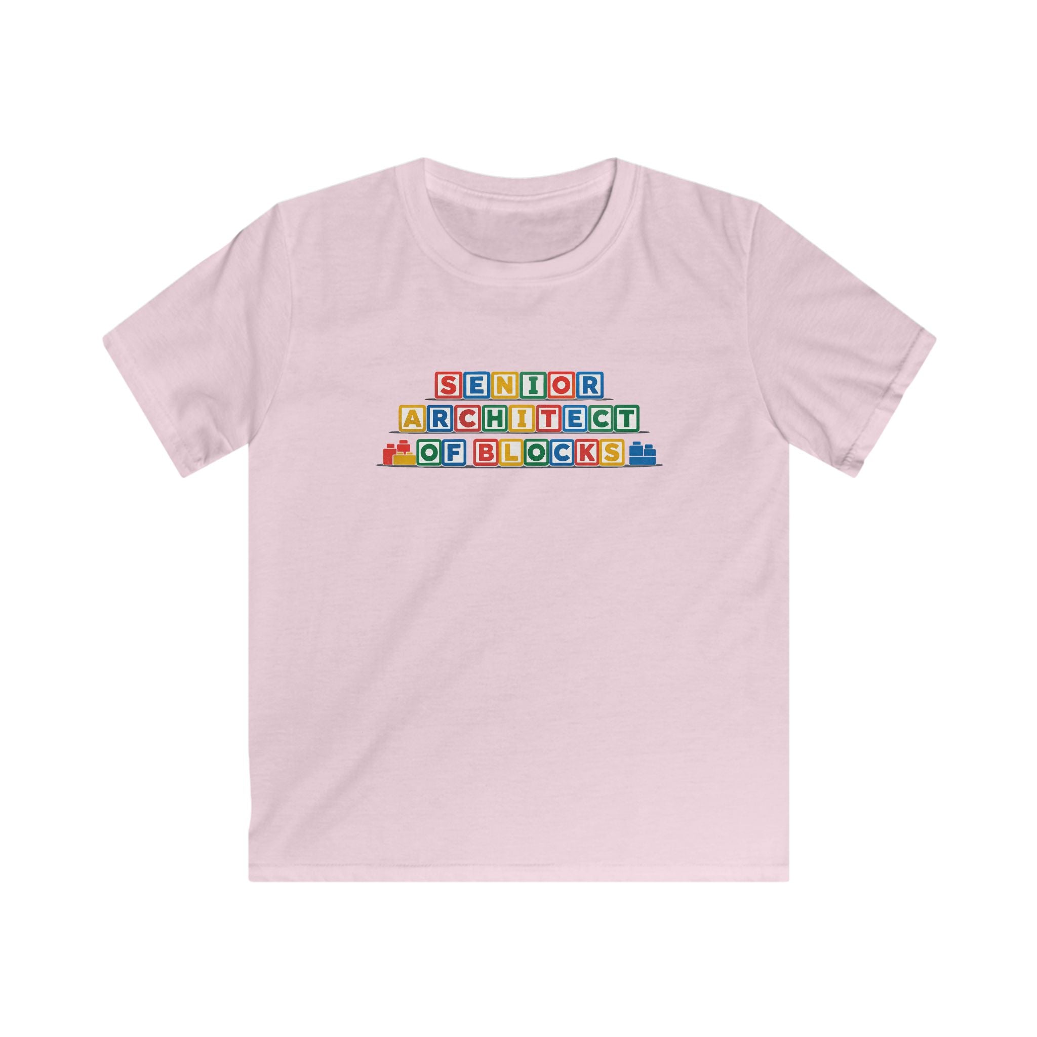 Senior Architect Of Blocks - Kids Tee