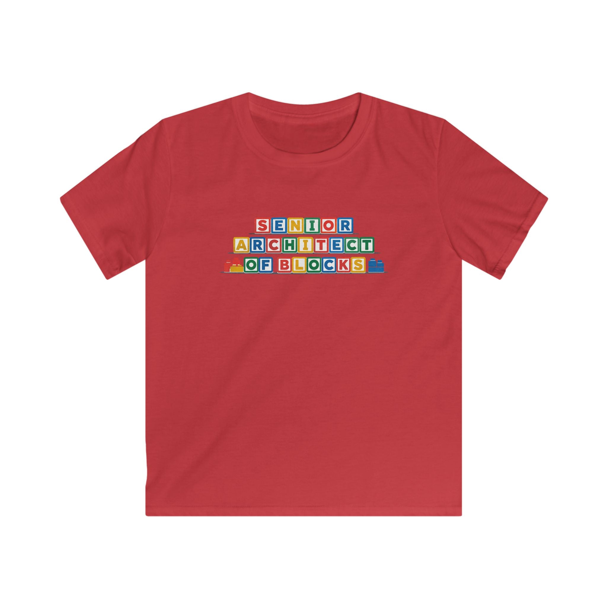Senior Architect Of Blocks - Kids Tee