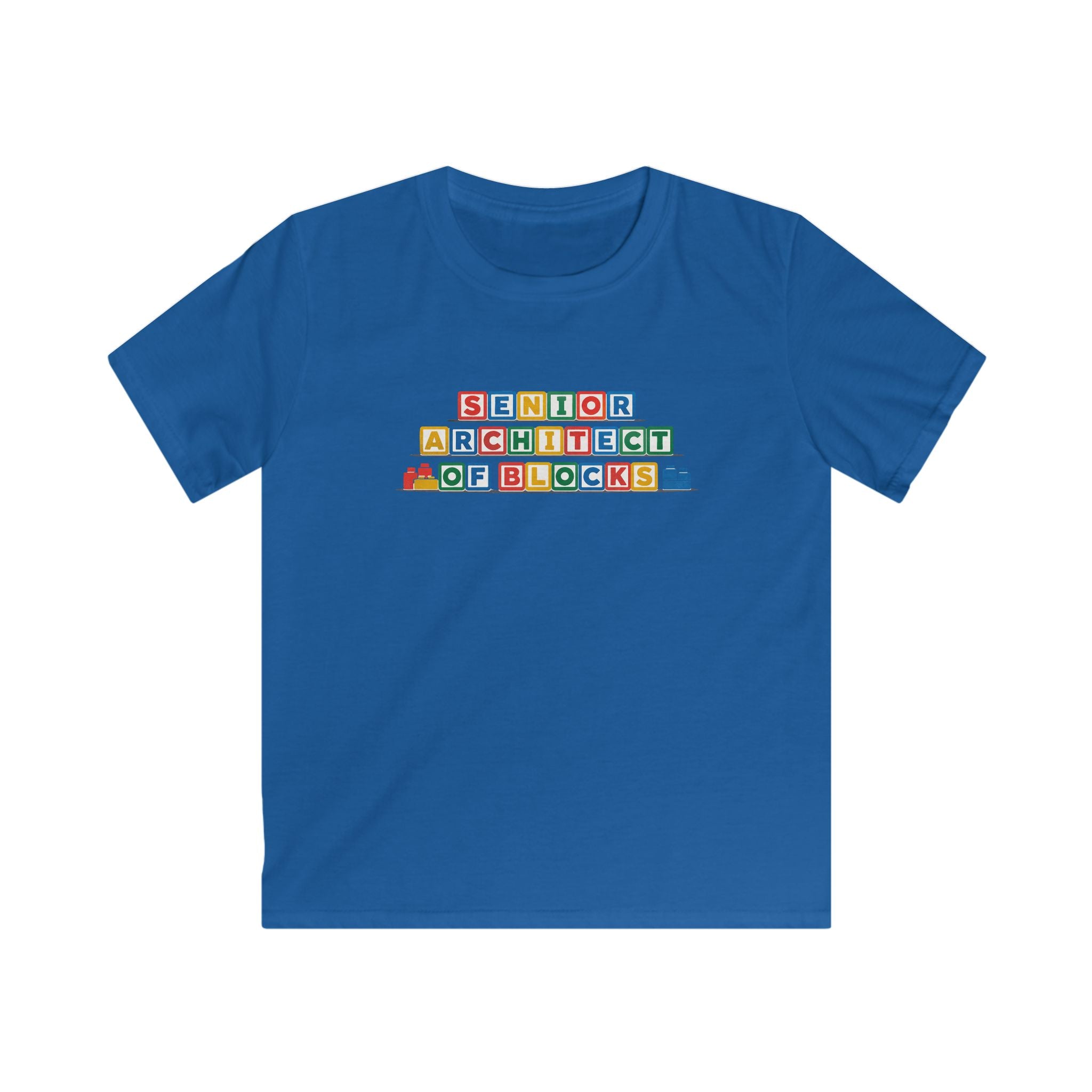 Senior Architect Of Blocks - Kids Tee
