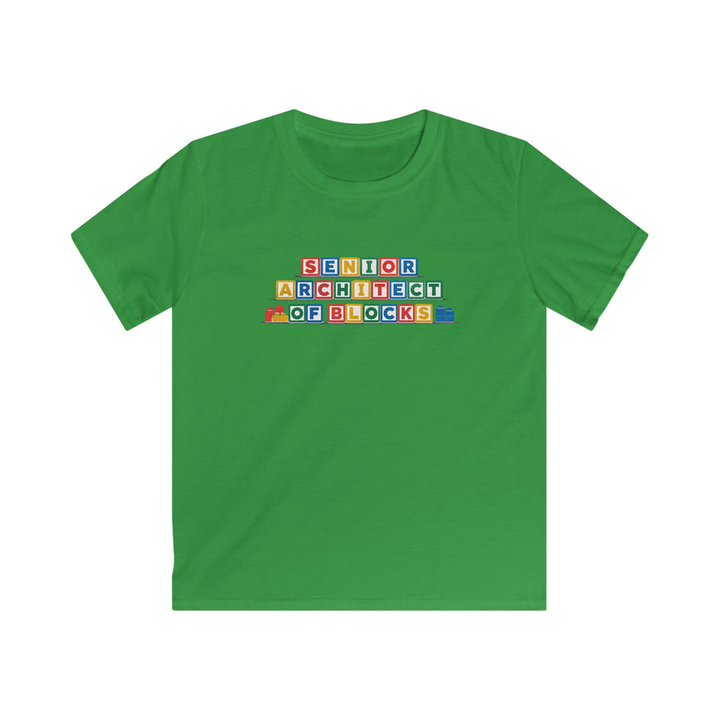 Senior Architect Of Blocks - Kids Tee