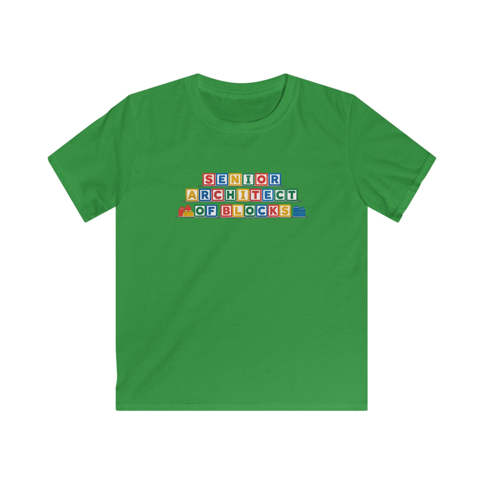 Senior Architect Of Blocks - Kids Tee