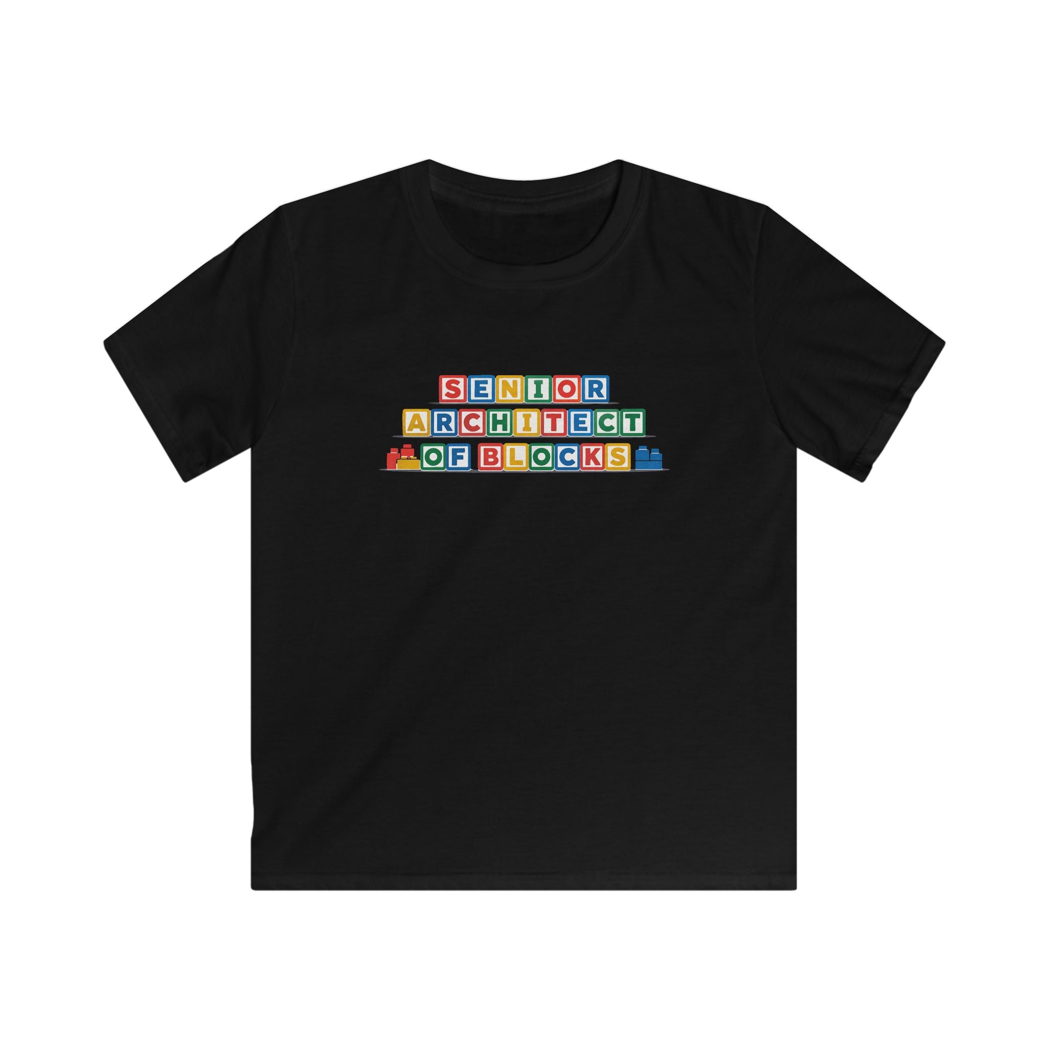 Senior Architect Of Blocks - Kids Tee
