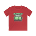 Introvert Energy Battery - Kids Tee