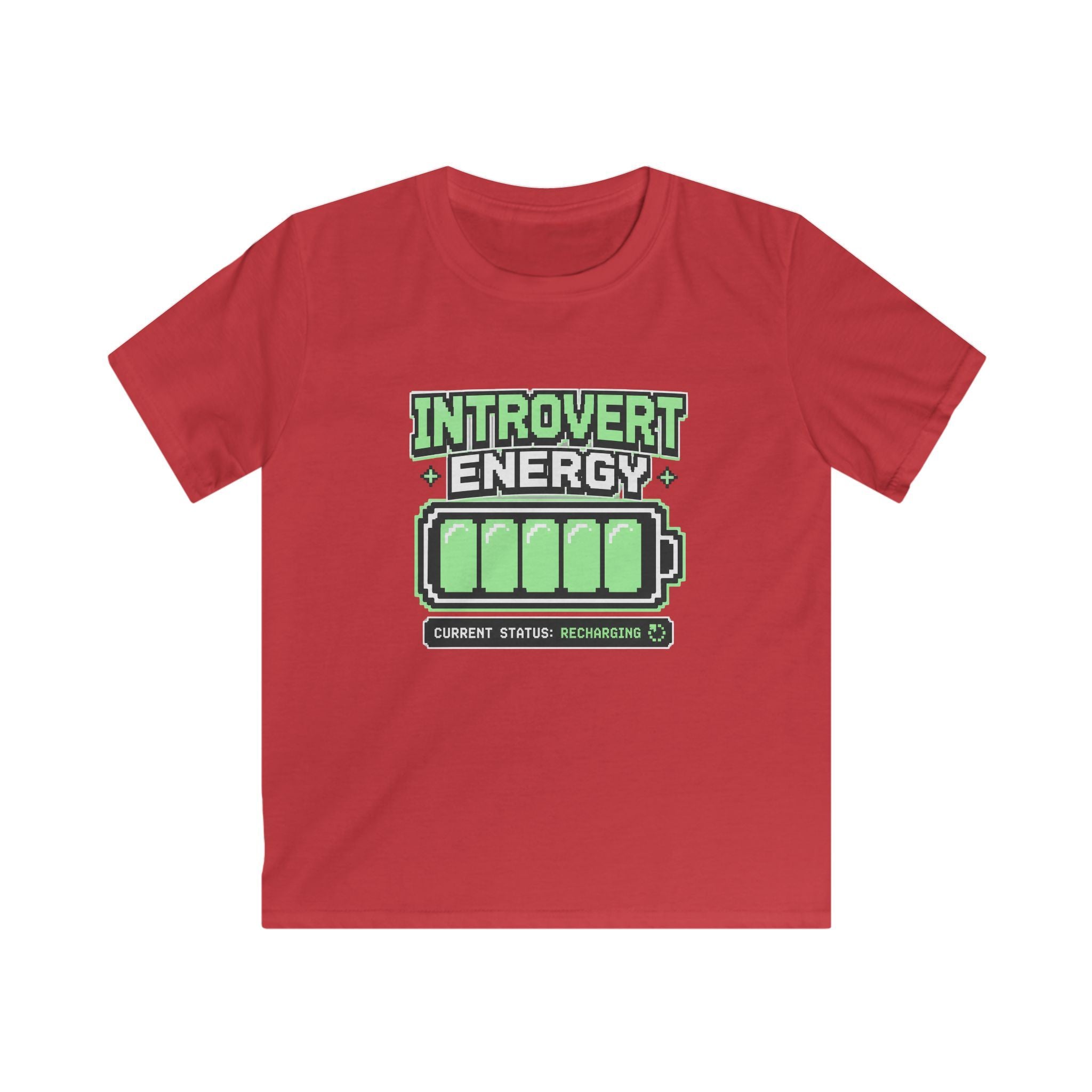 Introvert Energy Battery - Kids Tee