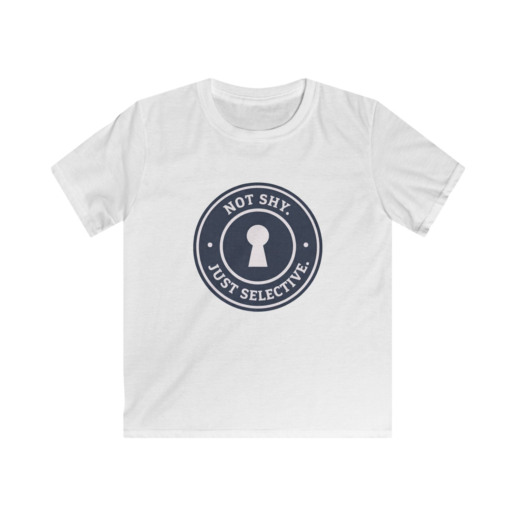 Not Shy. Just Selective. - Kids Tee