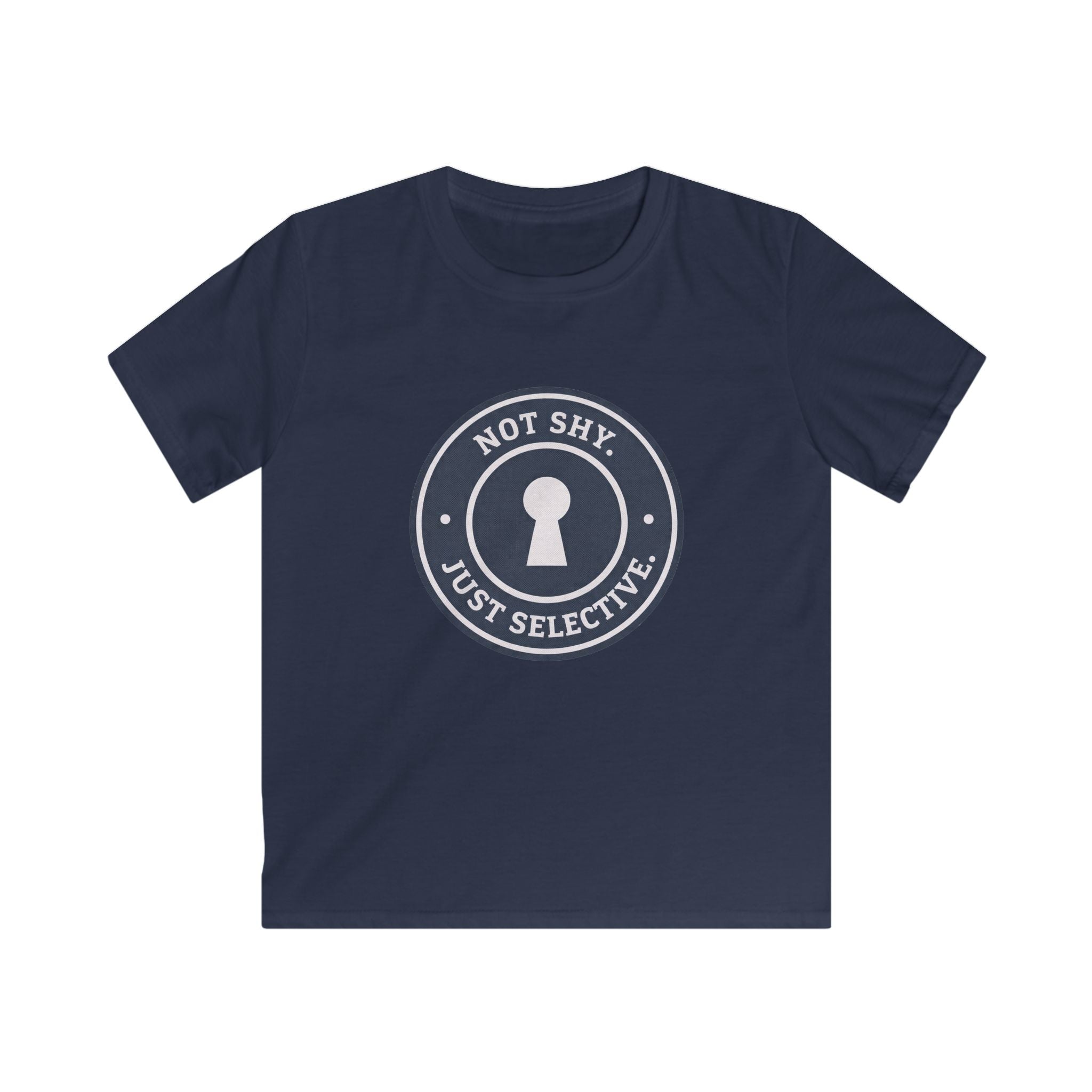 Not Shy. Just Selective. - Kids Tee