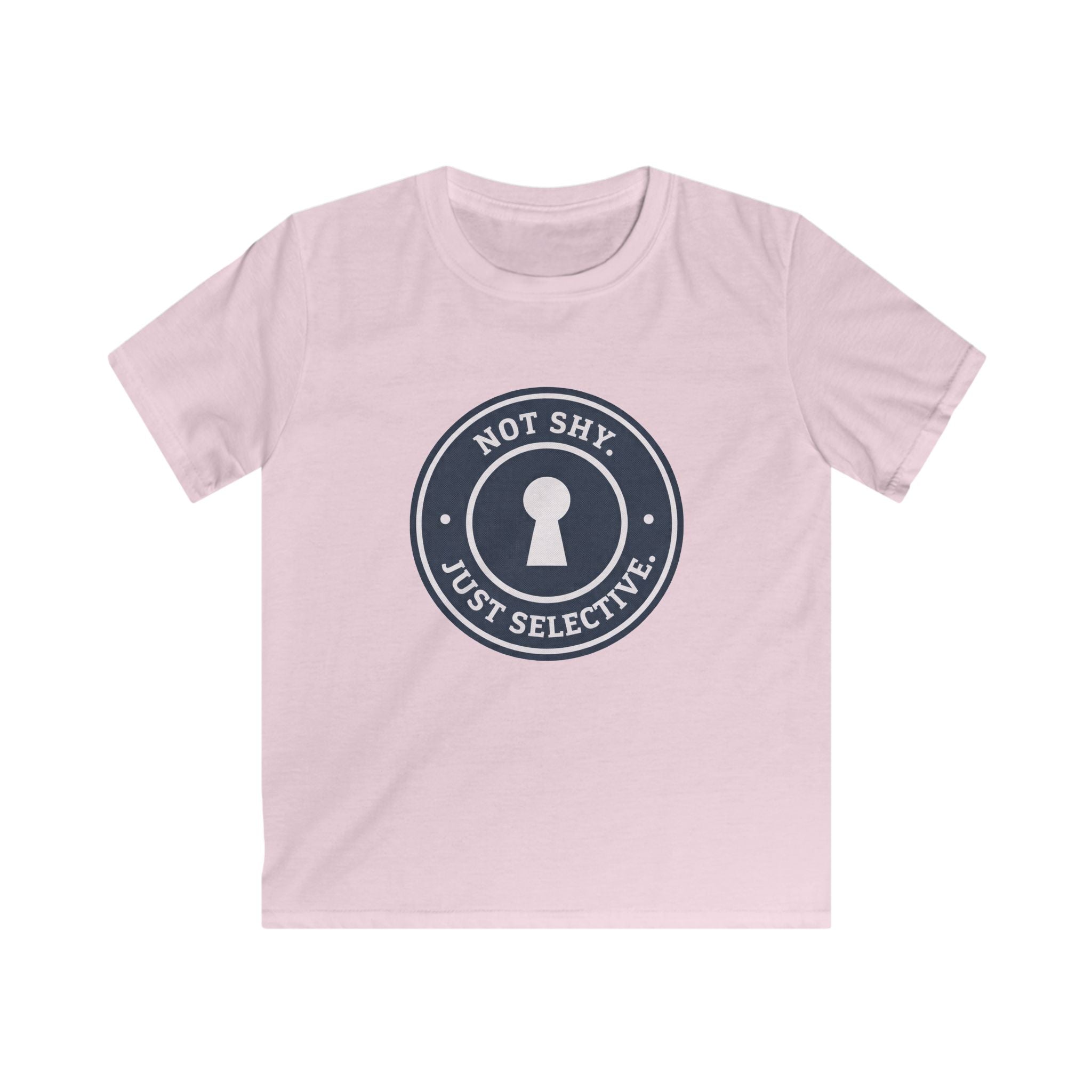 Not Shy. Just Selective. - Kids Tee