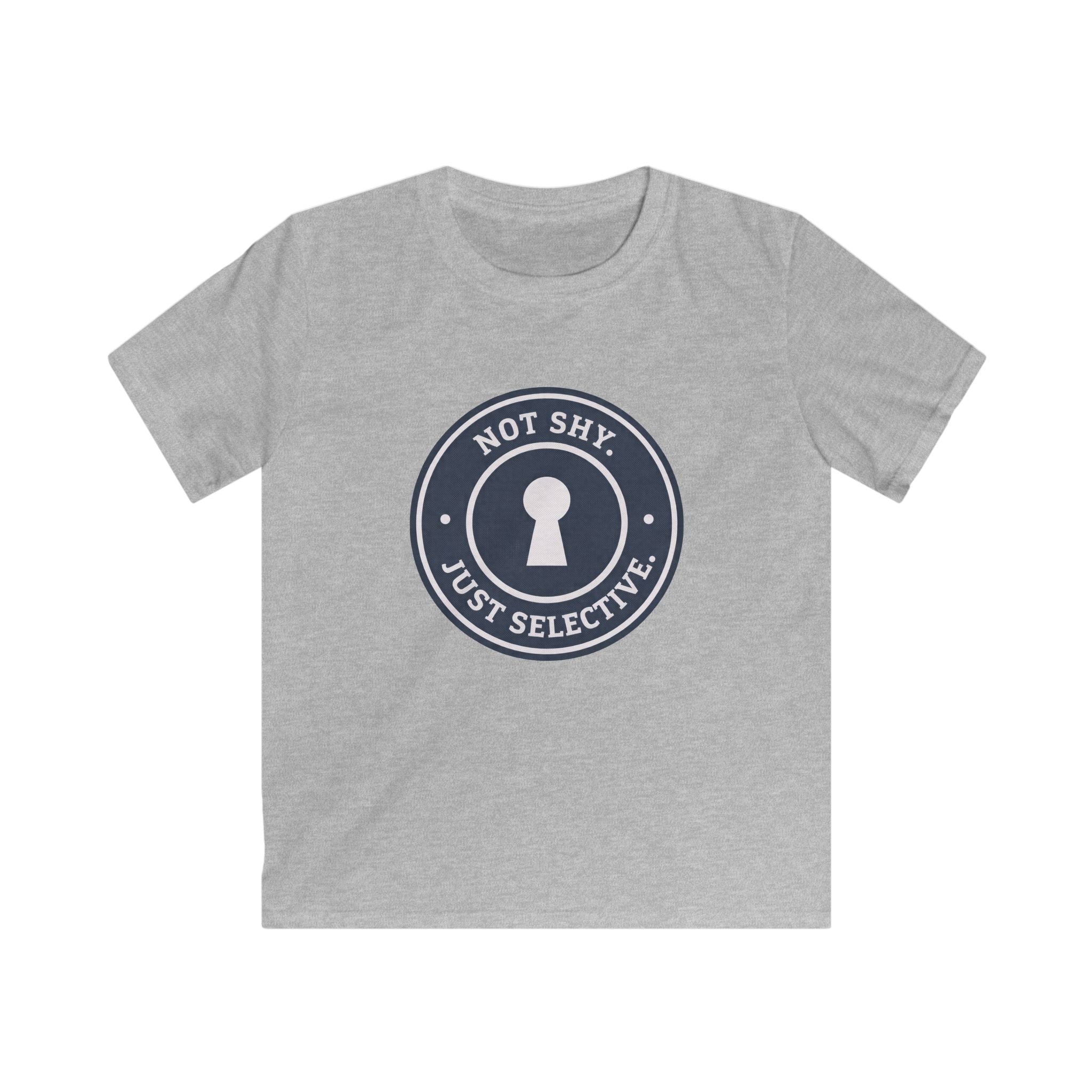 Not Shy. Just Selective. - Kids Tee