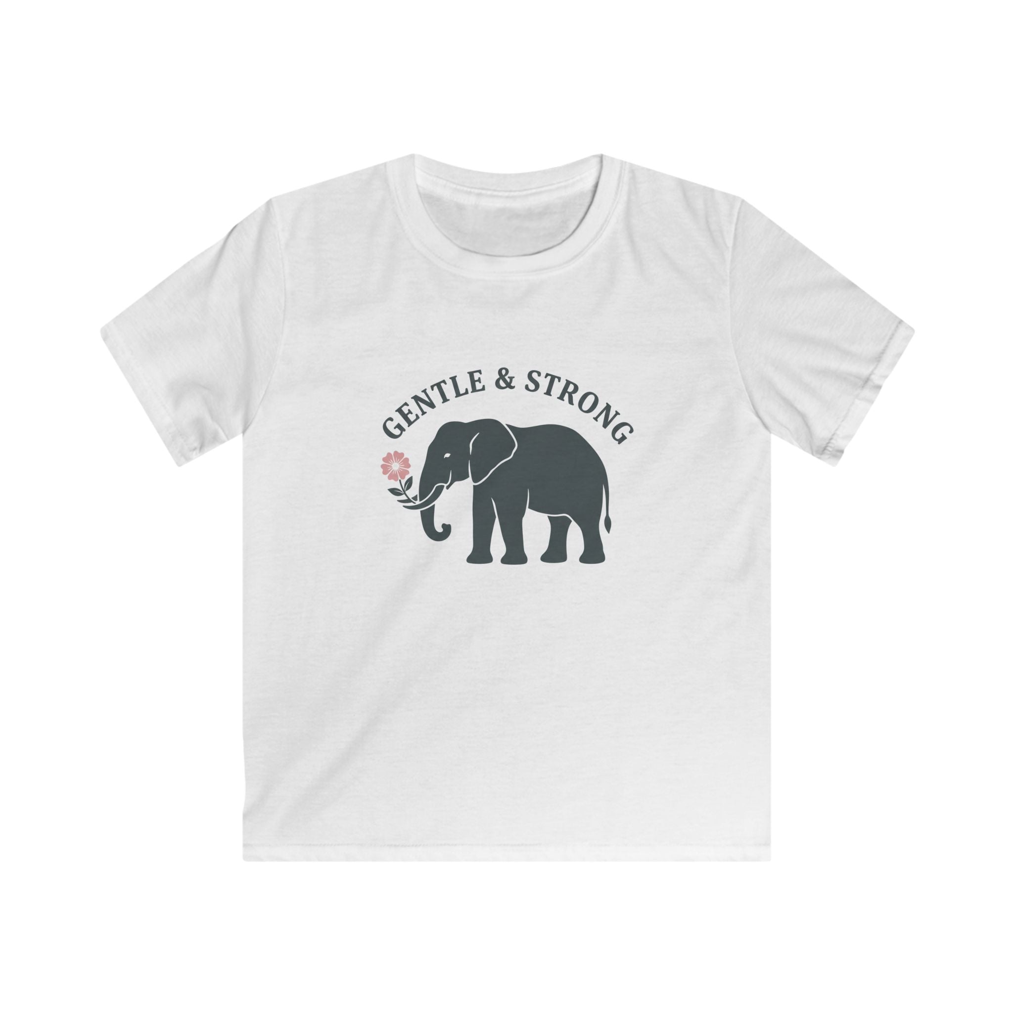 Elephant & Flower - Kids Tee