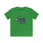 Elephant & Flower - Kids Tee