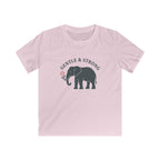 Elephant & Flower - Kids Tee