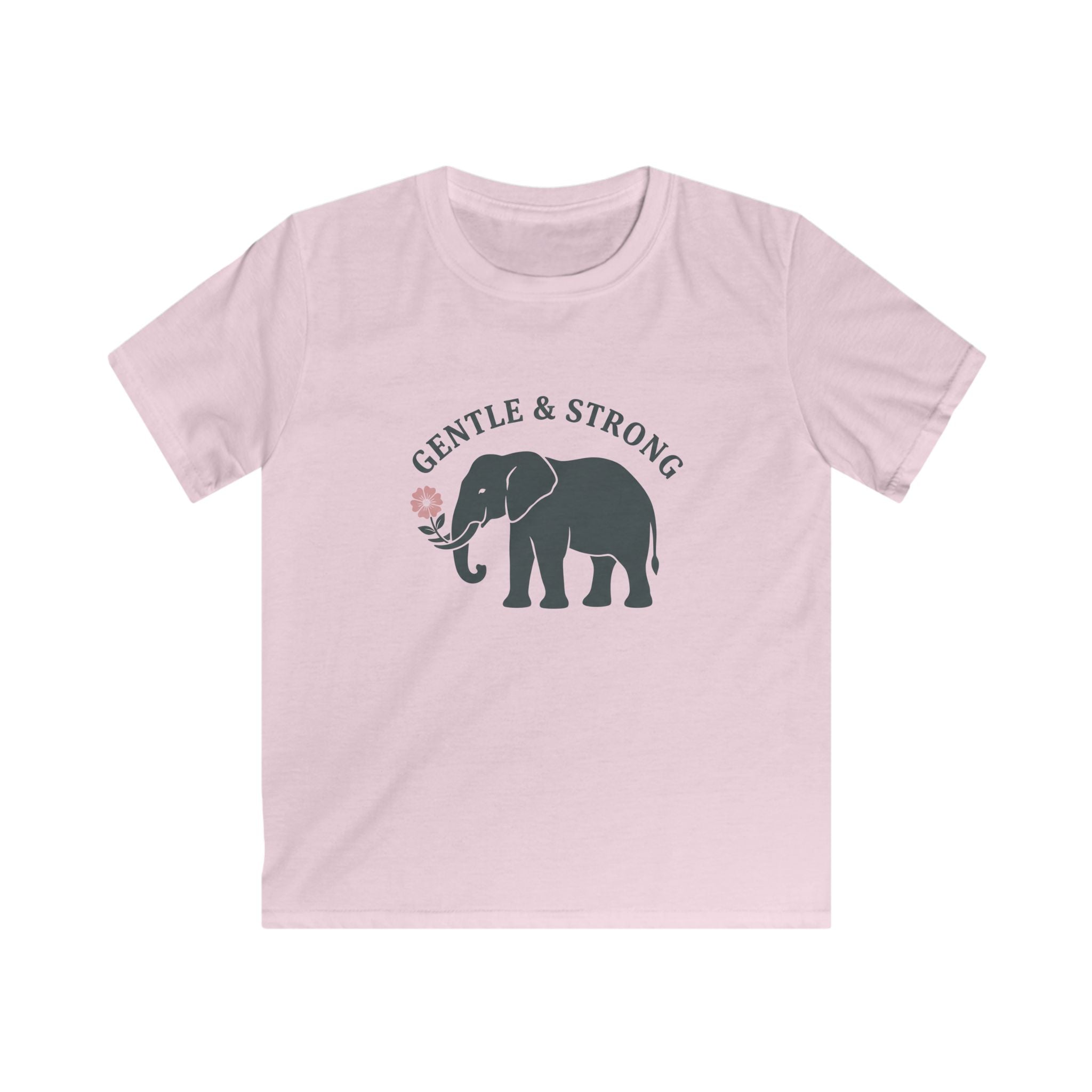 Elephant & Flower - Kids Tee