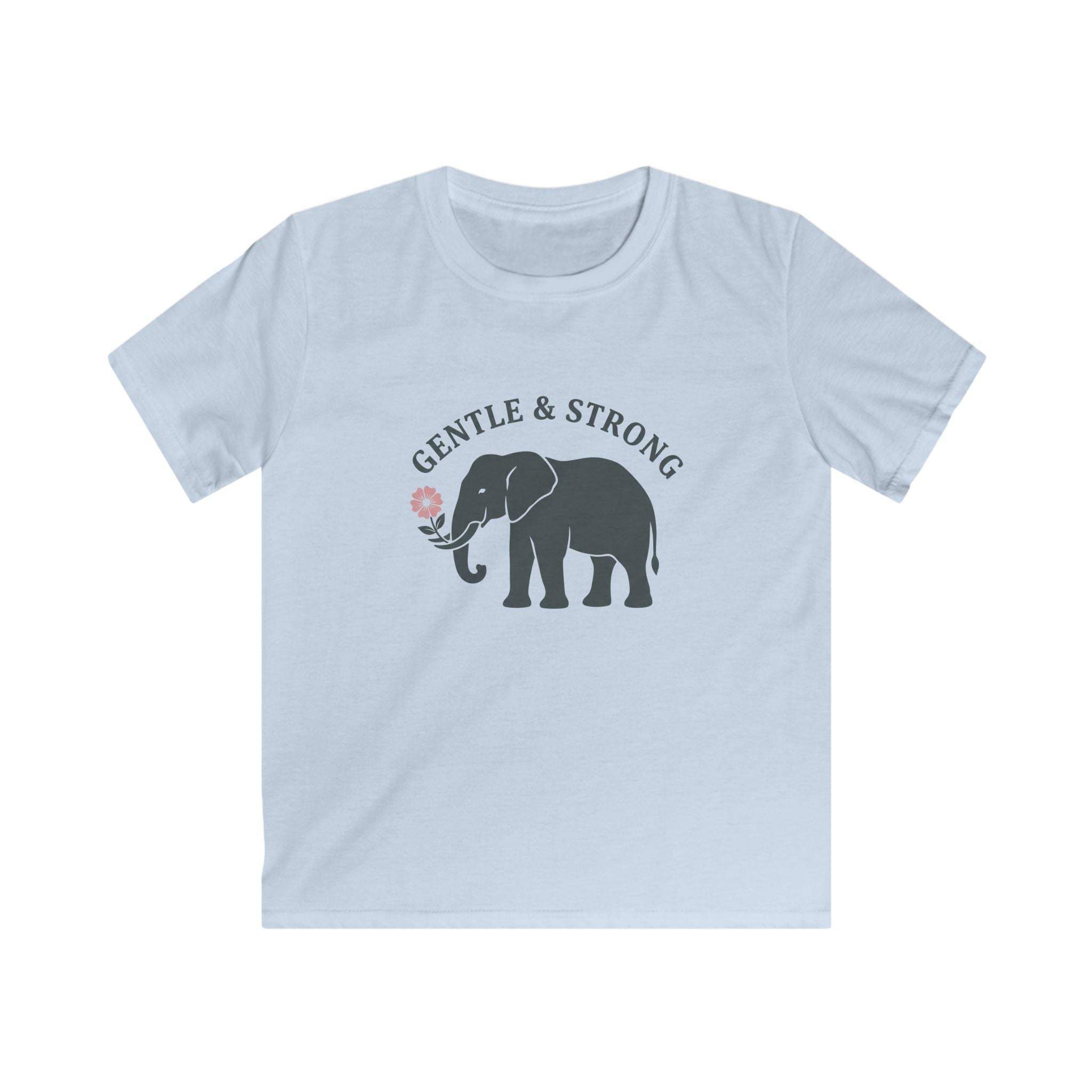 Elephant & Flower - Kids Tee