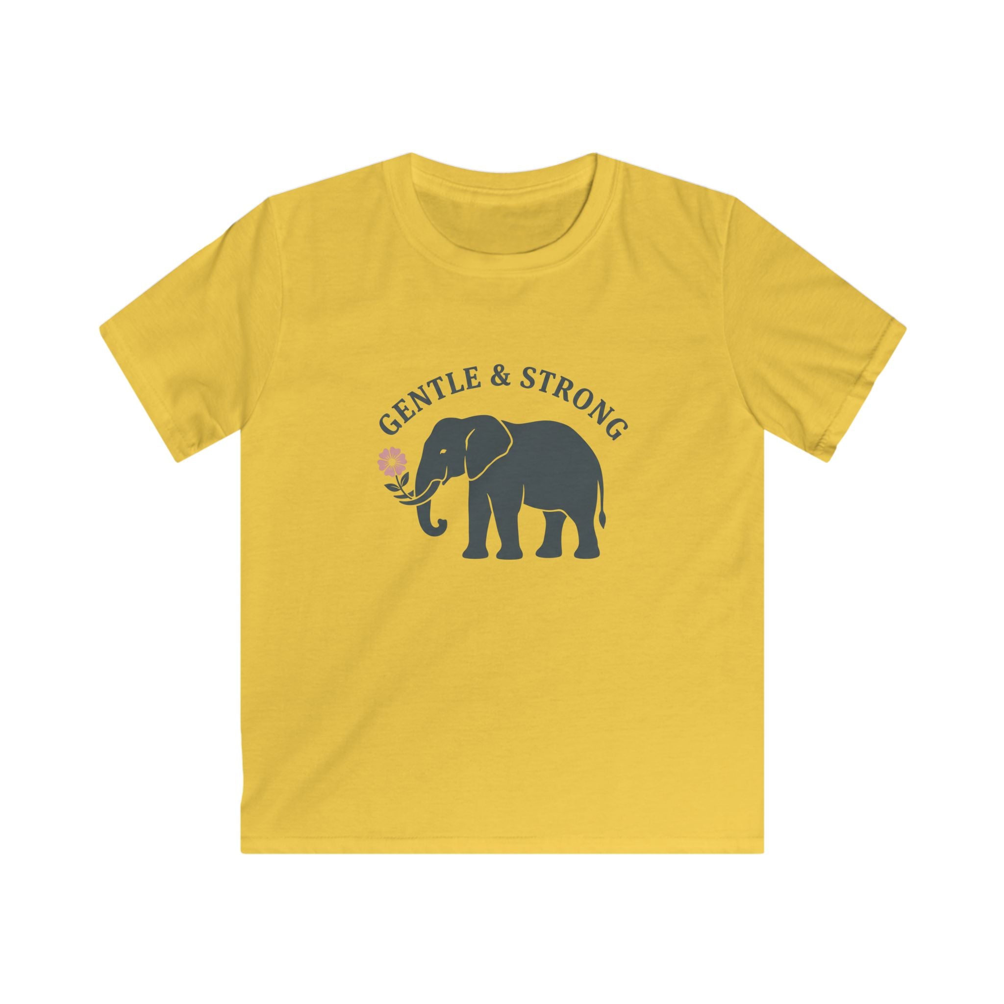Elephant & Flower - Kids Tee