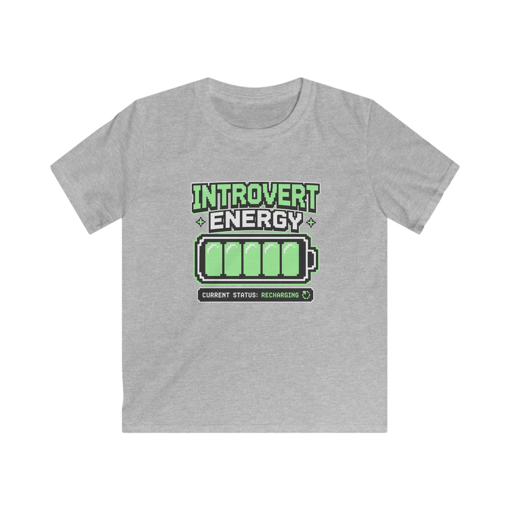 Introvert Energy Battery - Kids Tee