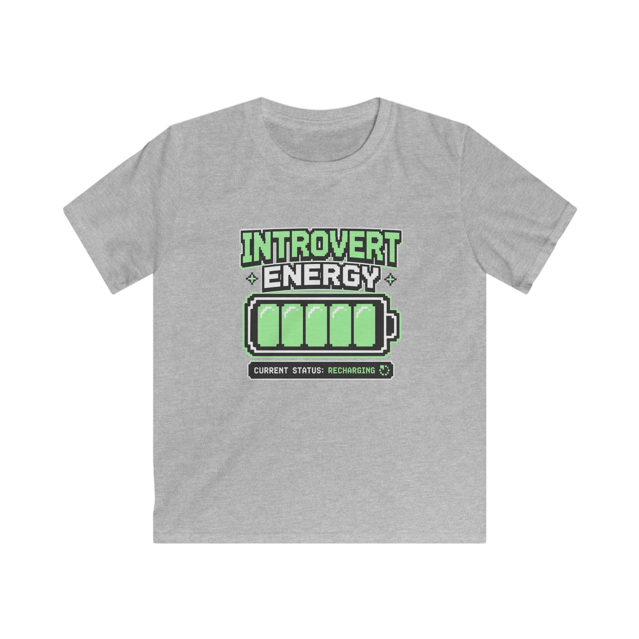 Introvert Energy Battery - Kids Tee