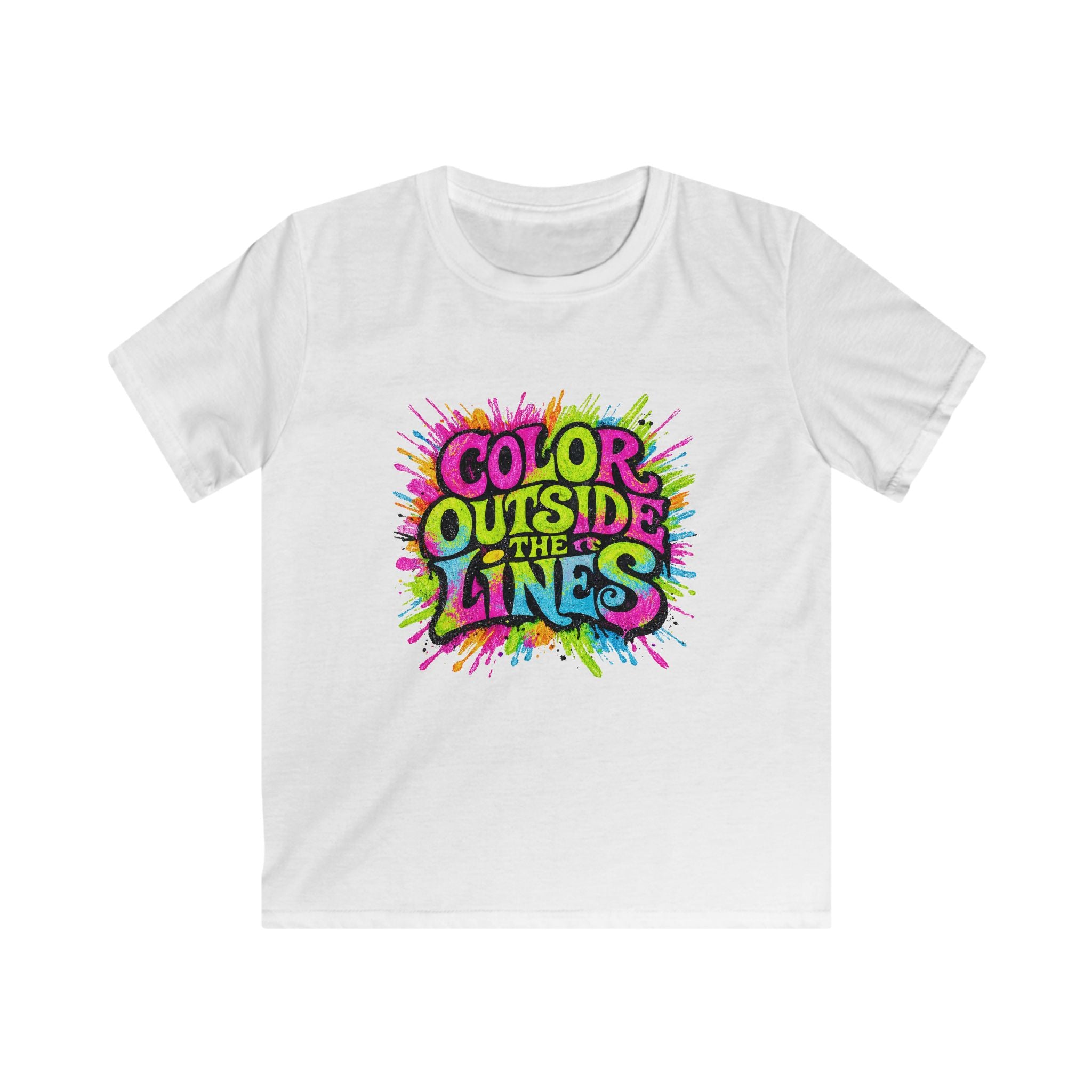 Color Outside The Lines - Kids Tee