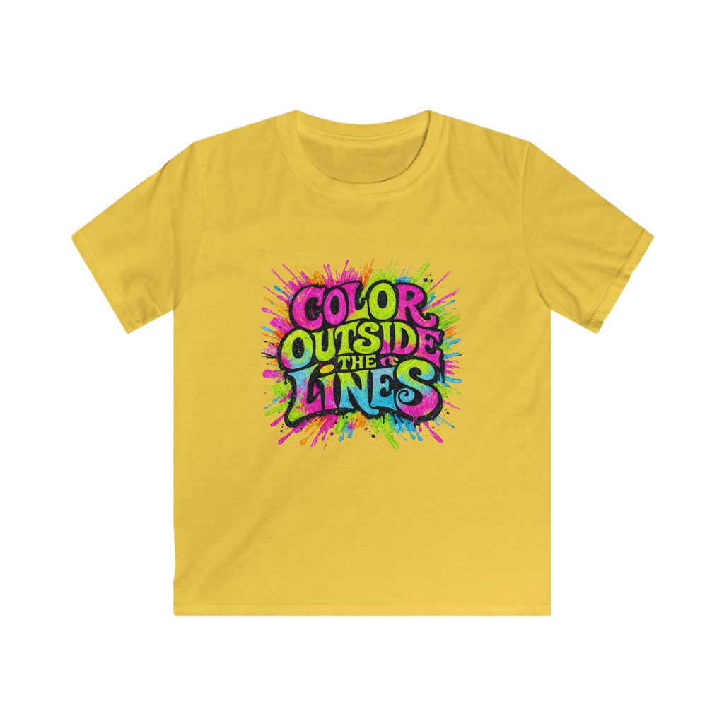 Color Outside The Lines - Kids Tee