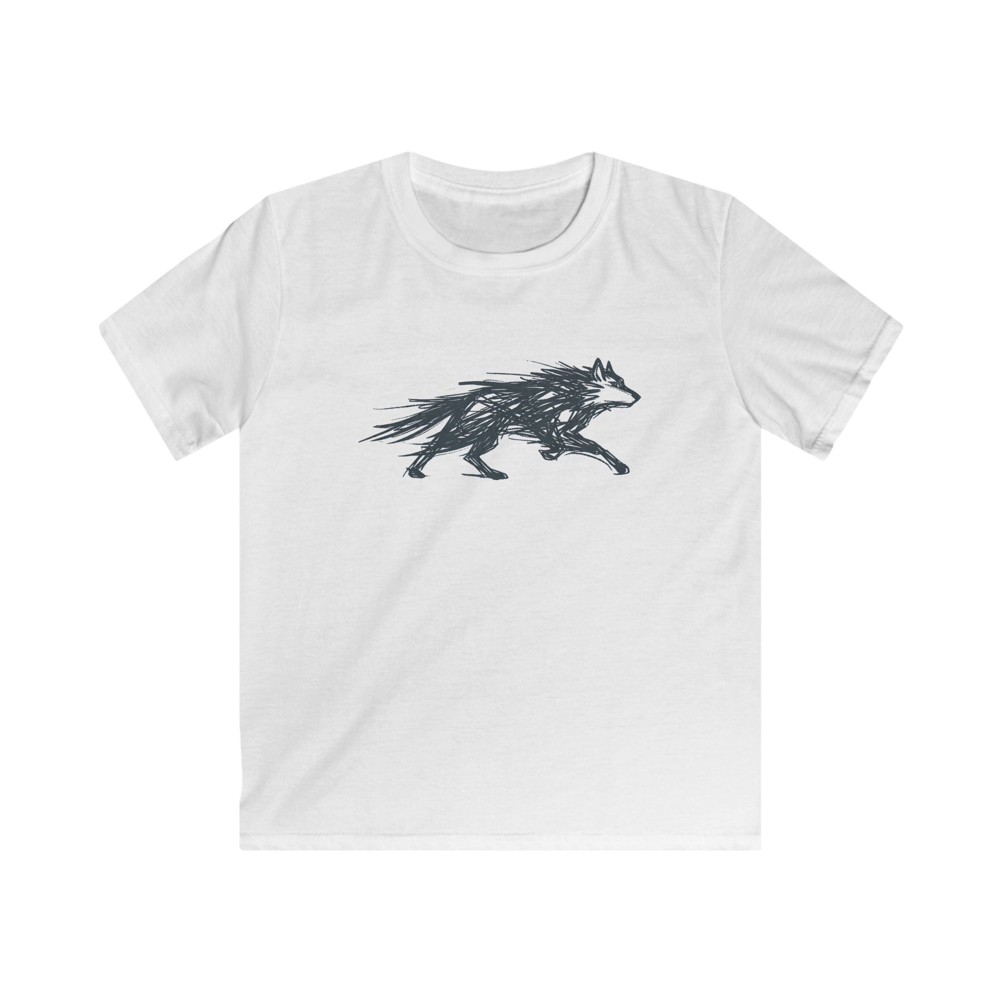 The Running Wolf - Kids Tee
