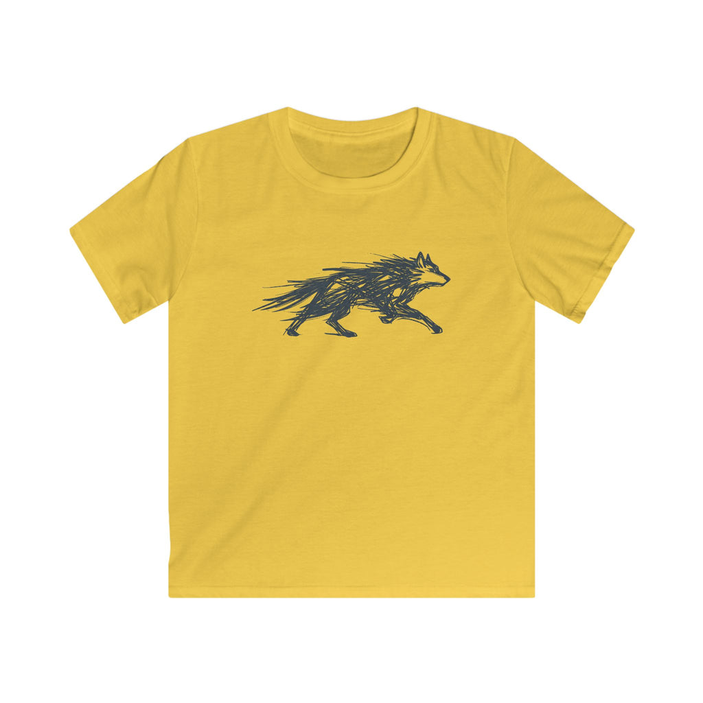 The Running Wolf - Kids Tee