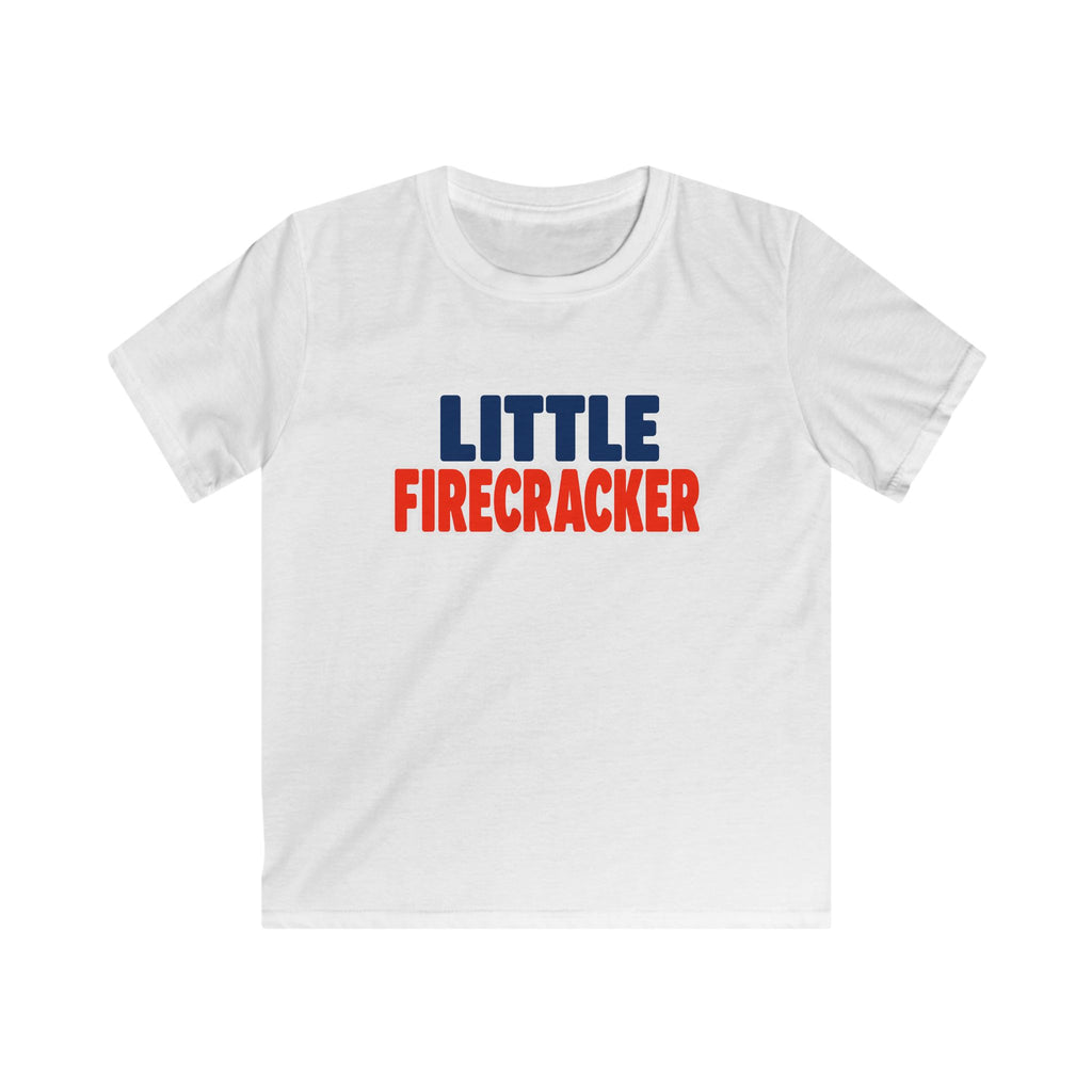 USA Little Firecracker Text - Kids Tee