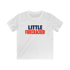 USA Little Firecracker Text - Kids Tee
