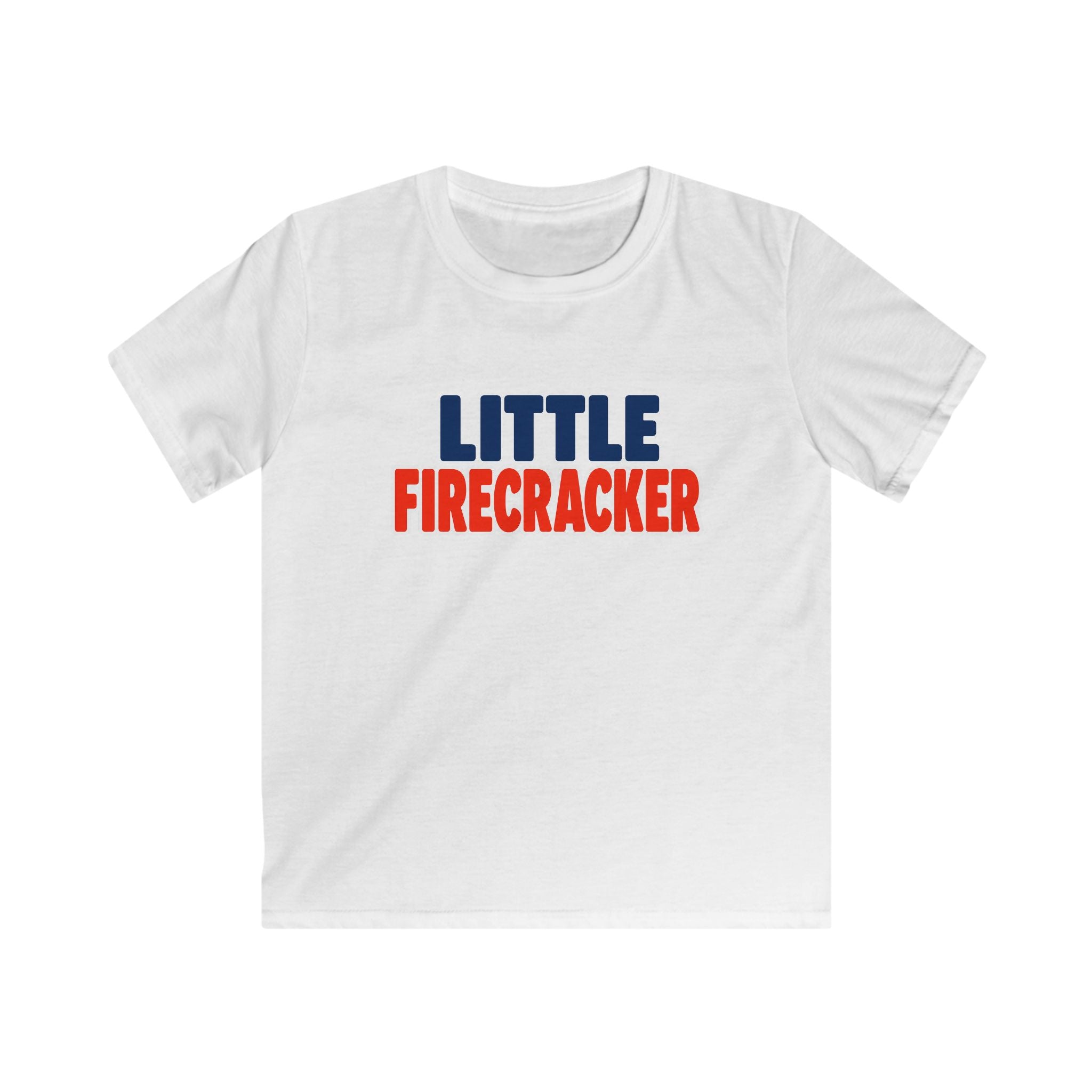 USA Little Firecracker Text - Kids Tee