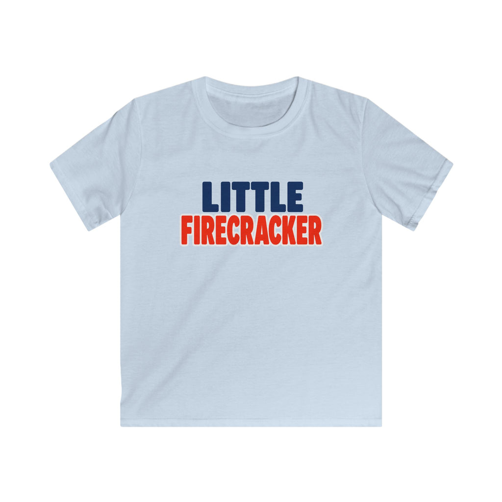 USA Little Firecracker Text - Kids Tee