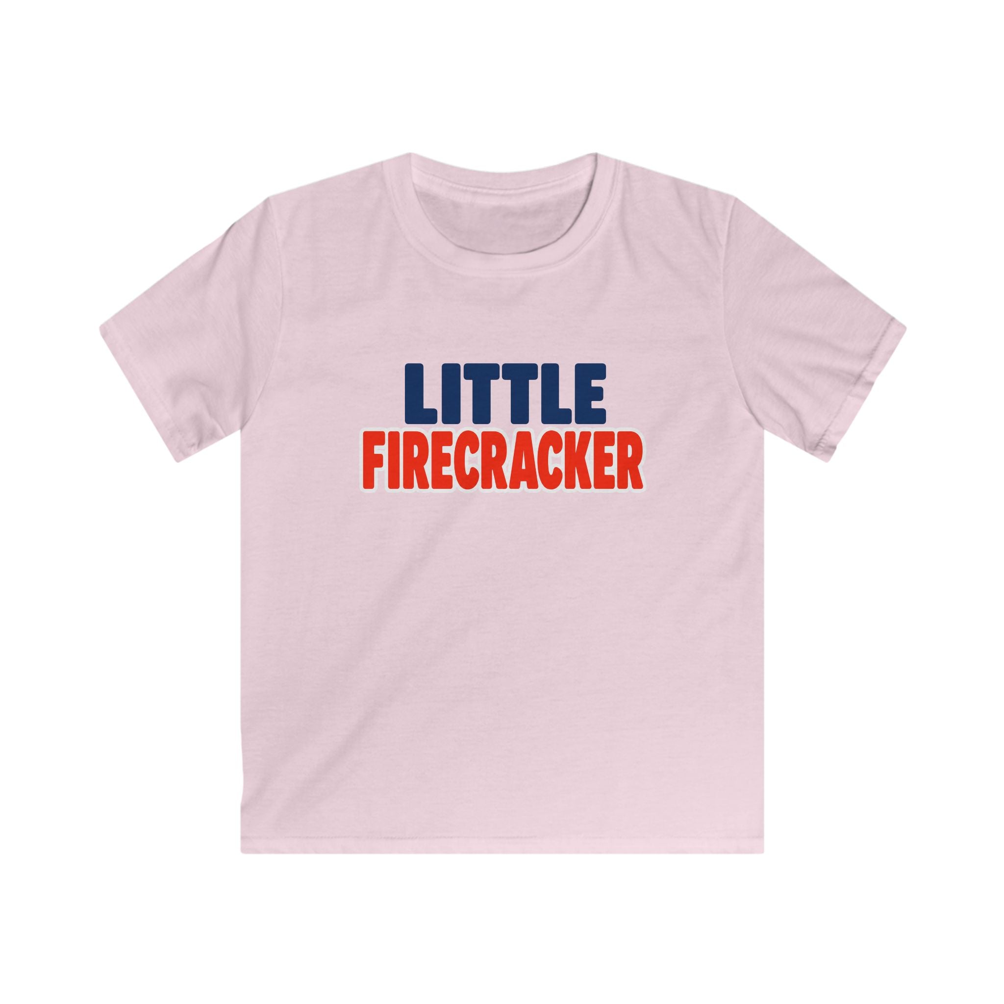 USA Little Firecracker Text - Kids Tee