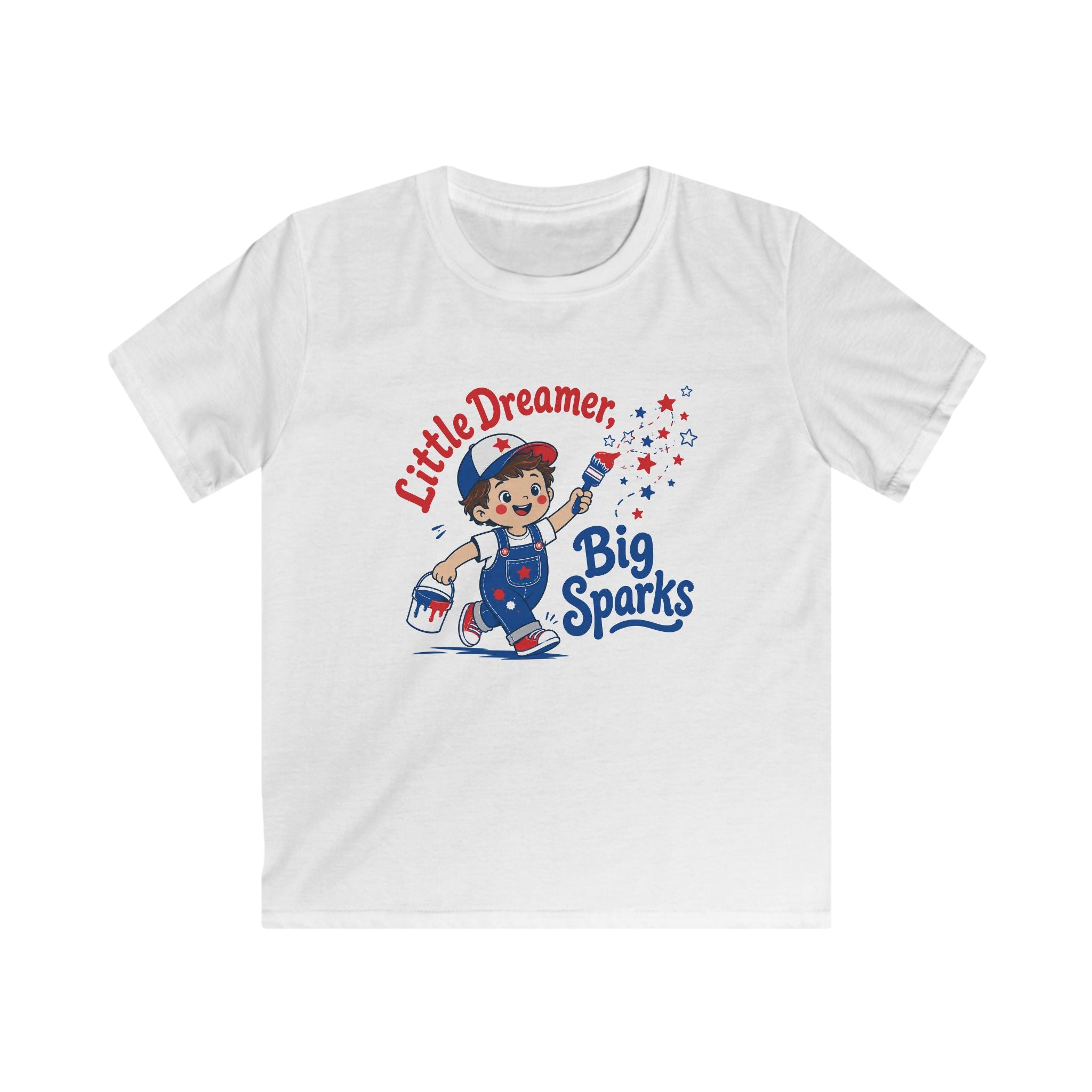 USA Little Dreamer, Big Sparks (Hat) - Kids Tee