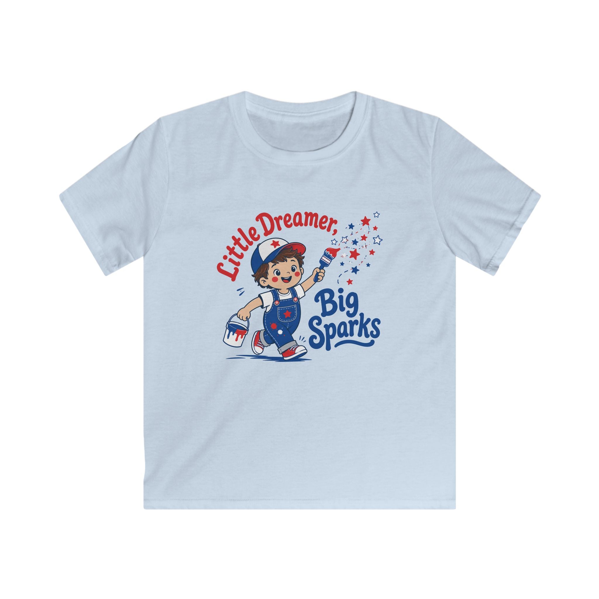USA Little Dreamer, Big Sparks (Hat) - Kids Tee