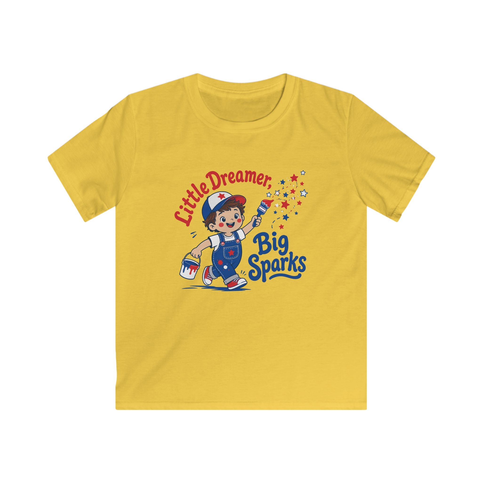 USA Little Dreamer, Big Sparks (Hat) - Kids Tee