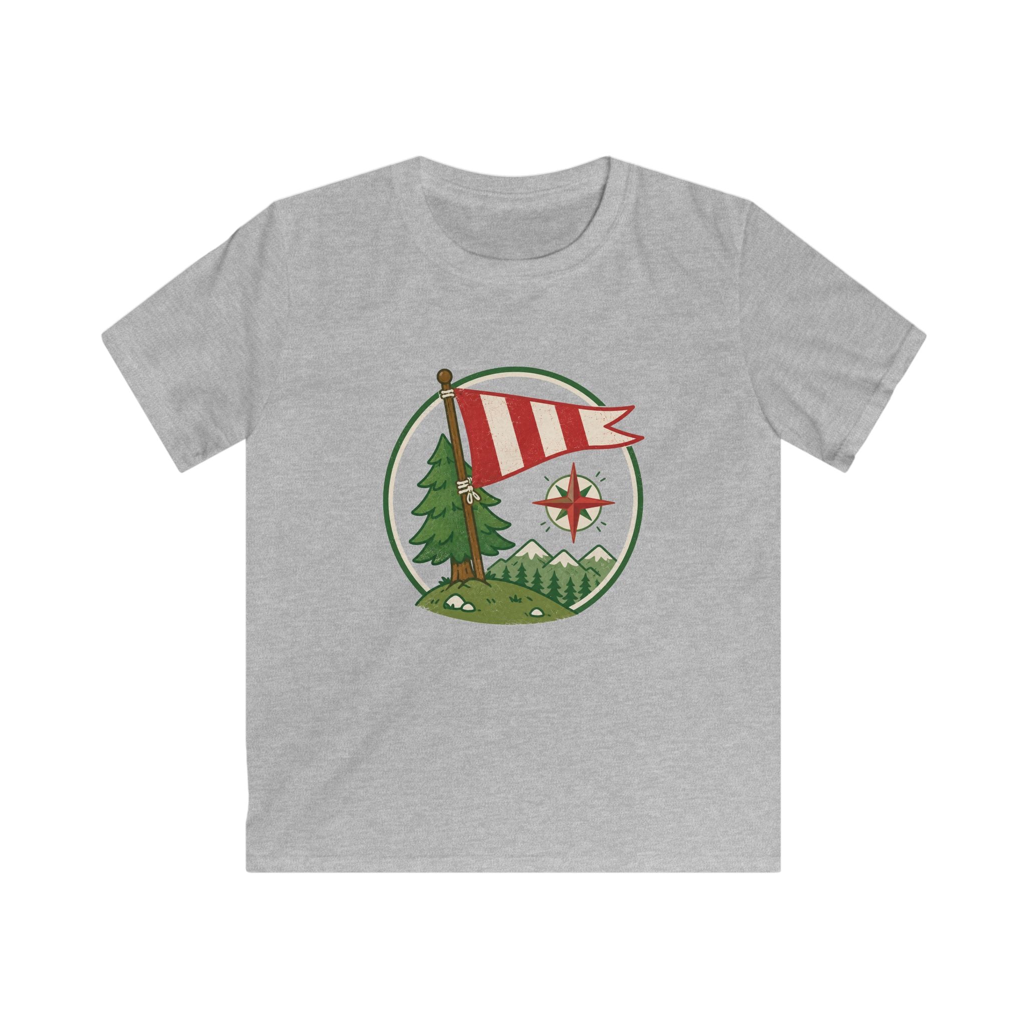 USA Nature Flagpost - Kids Tee