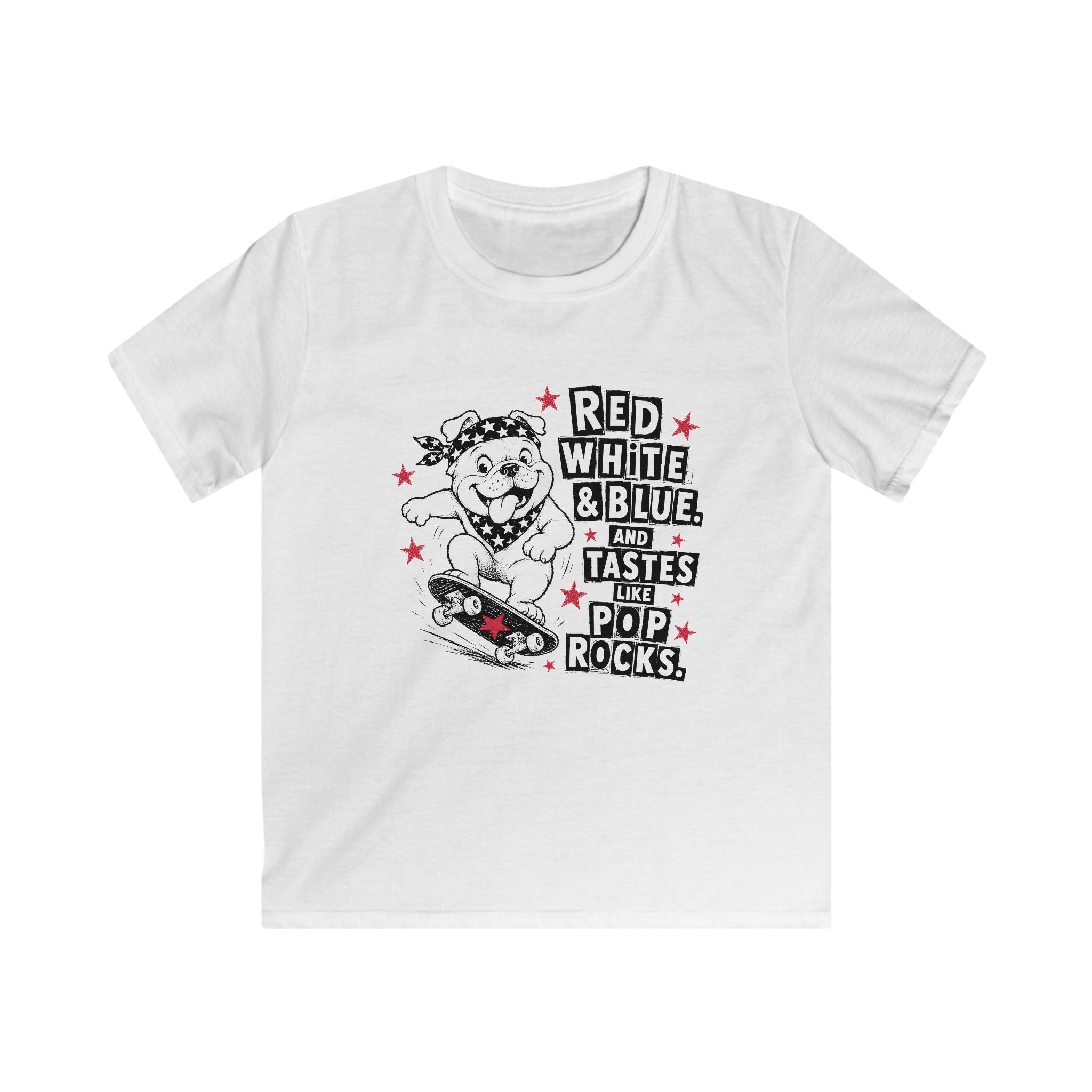 USA Pop Rocks Pup - Kids Tee