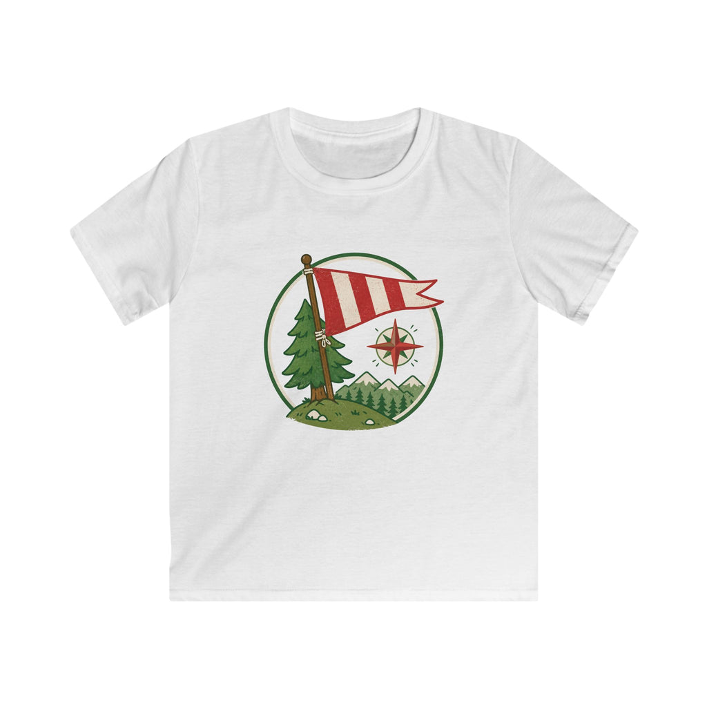 USA Nature Flagpost - Kids Tee