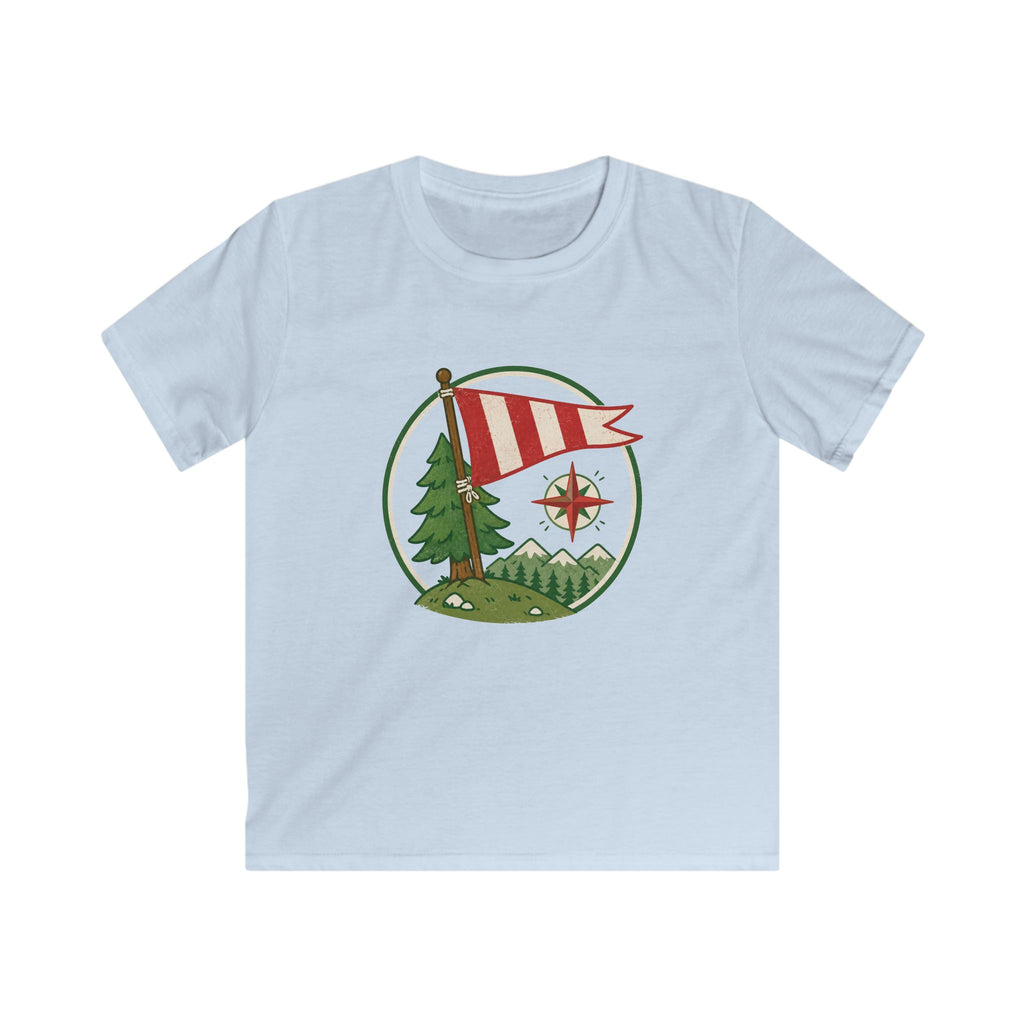 USA Nature Flagpost - Kids Tee