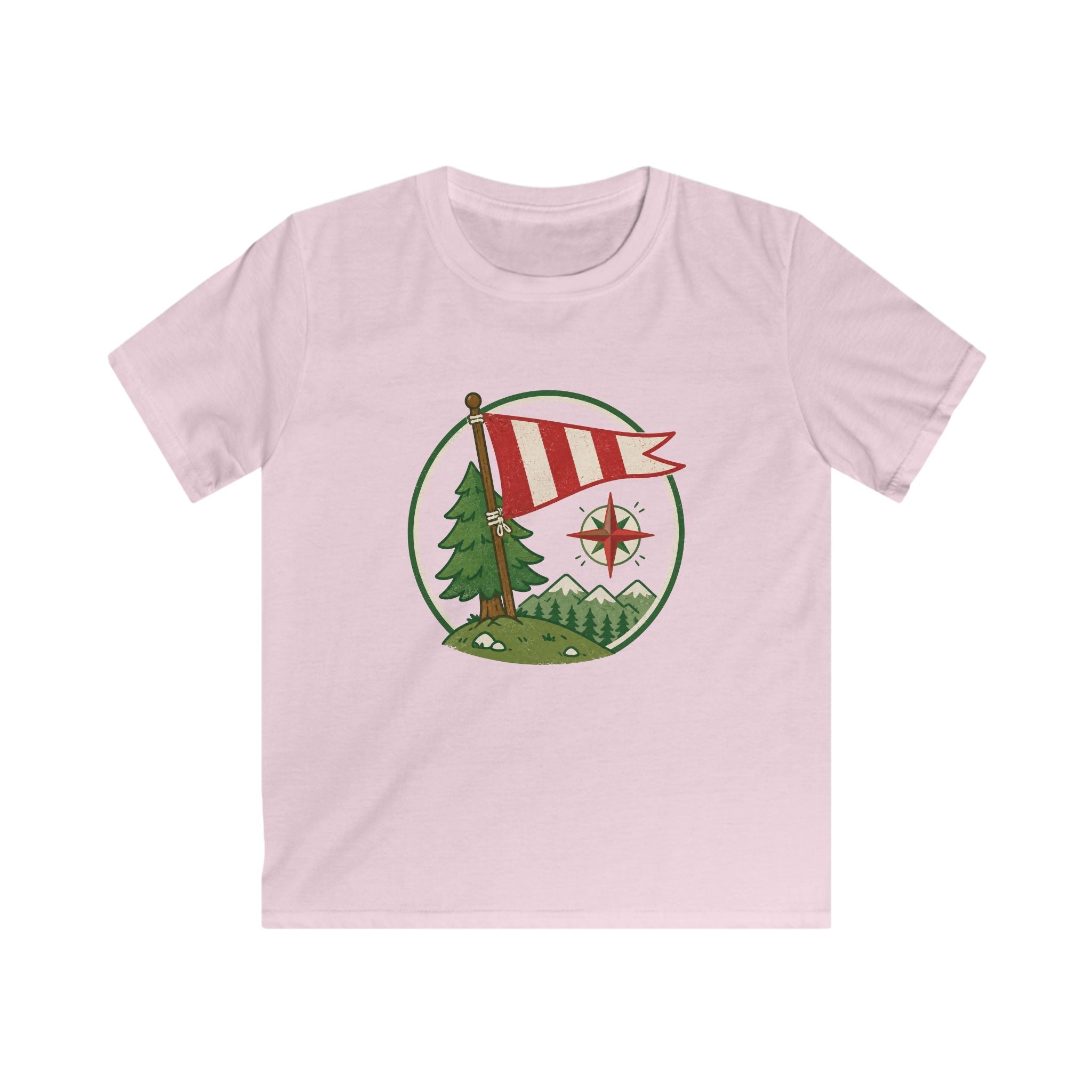 USA Nature Flagpost - Kids Tee
