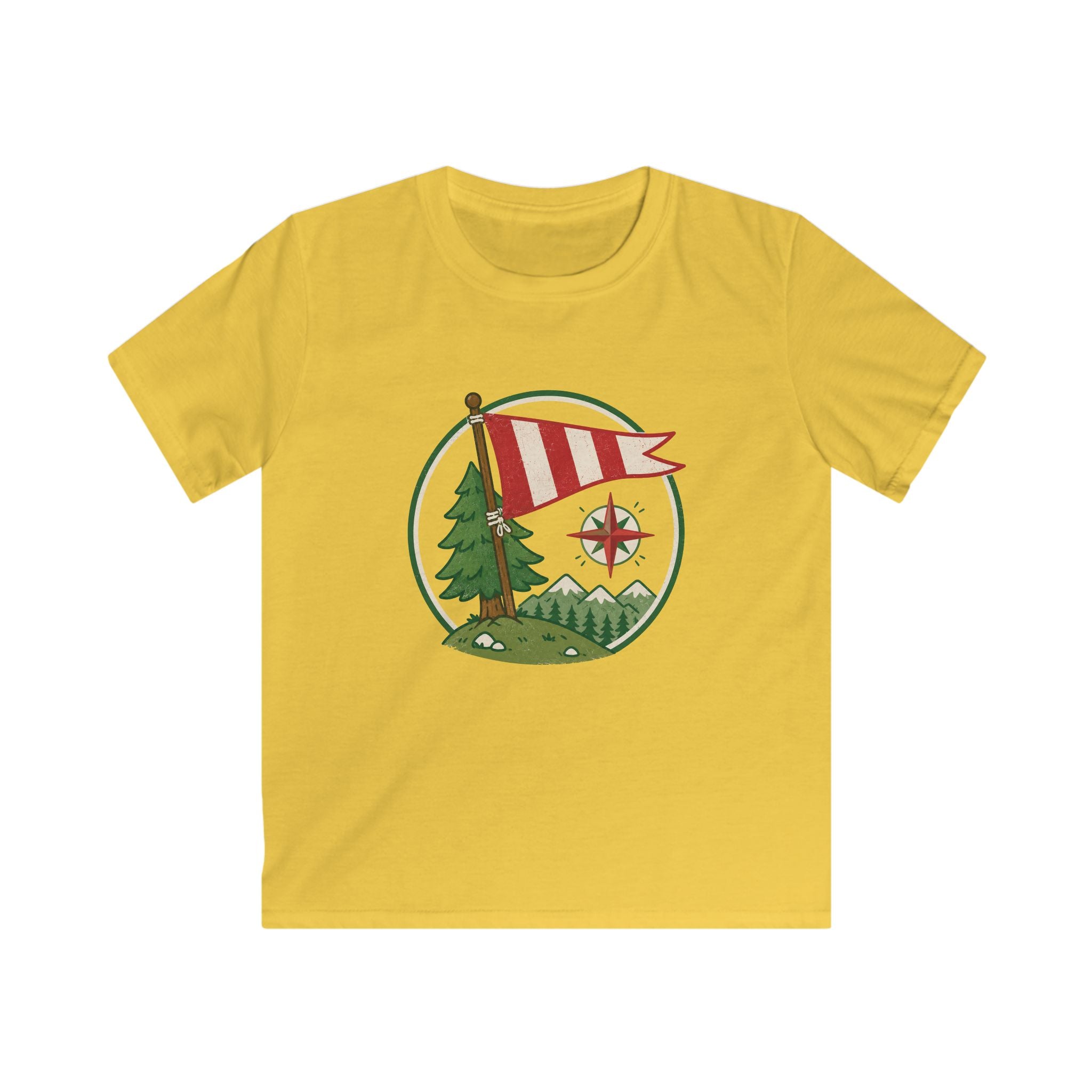 USA Nature Flagpost - Kids Tee