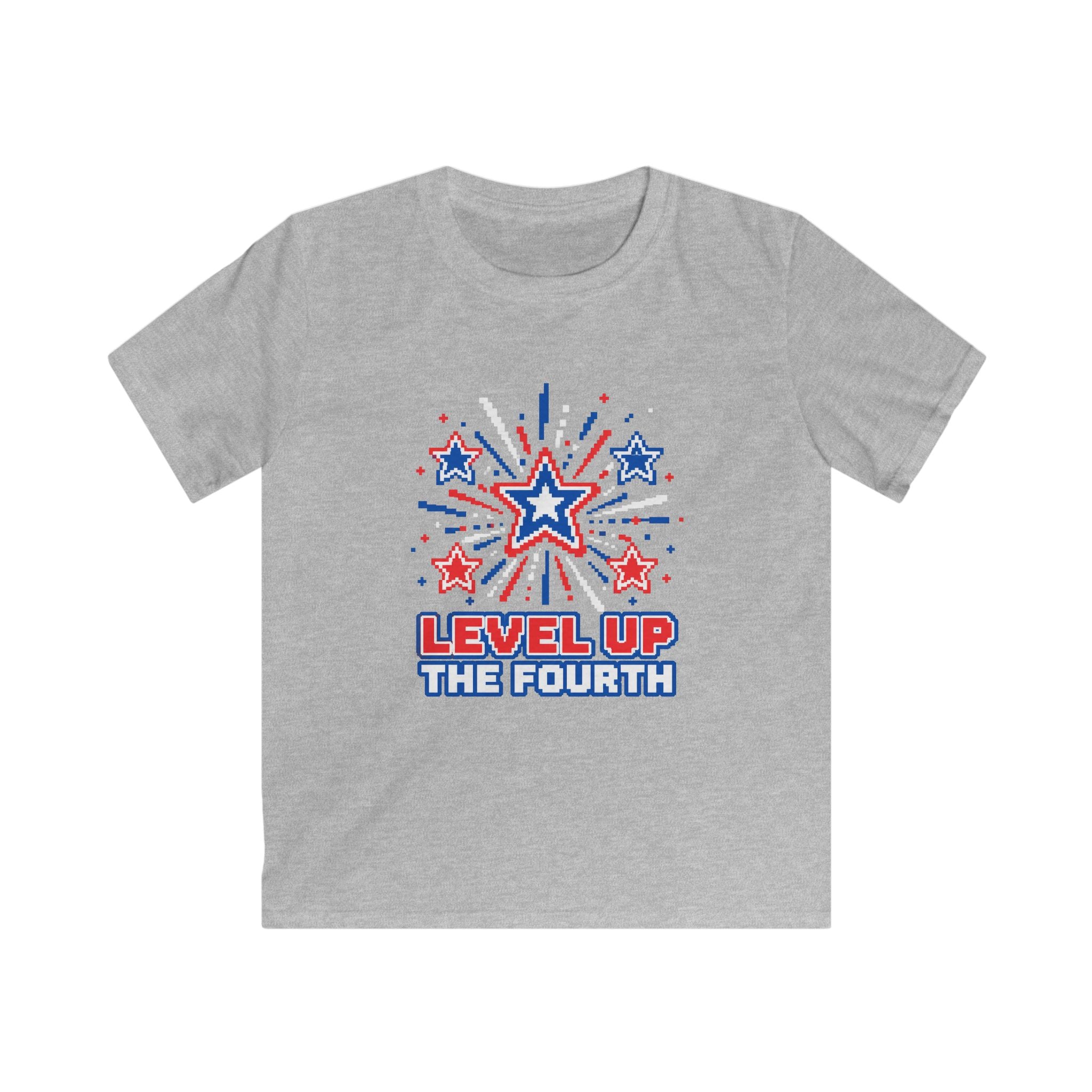 USA Level Up The Fourth - Kids Tee