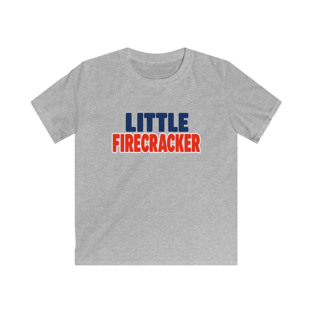 USA Little Firecracker Text - Kids Tee