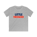 USA Little Firecracker Text - Kids Tee